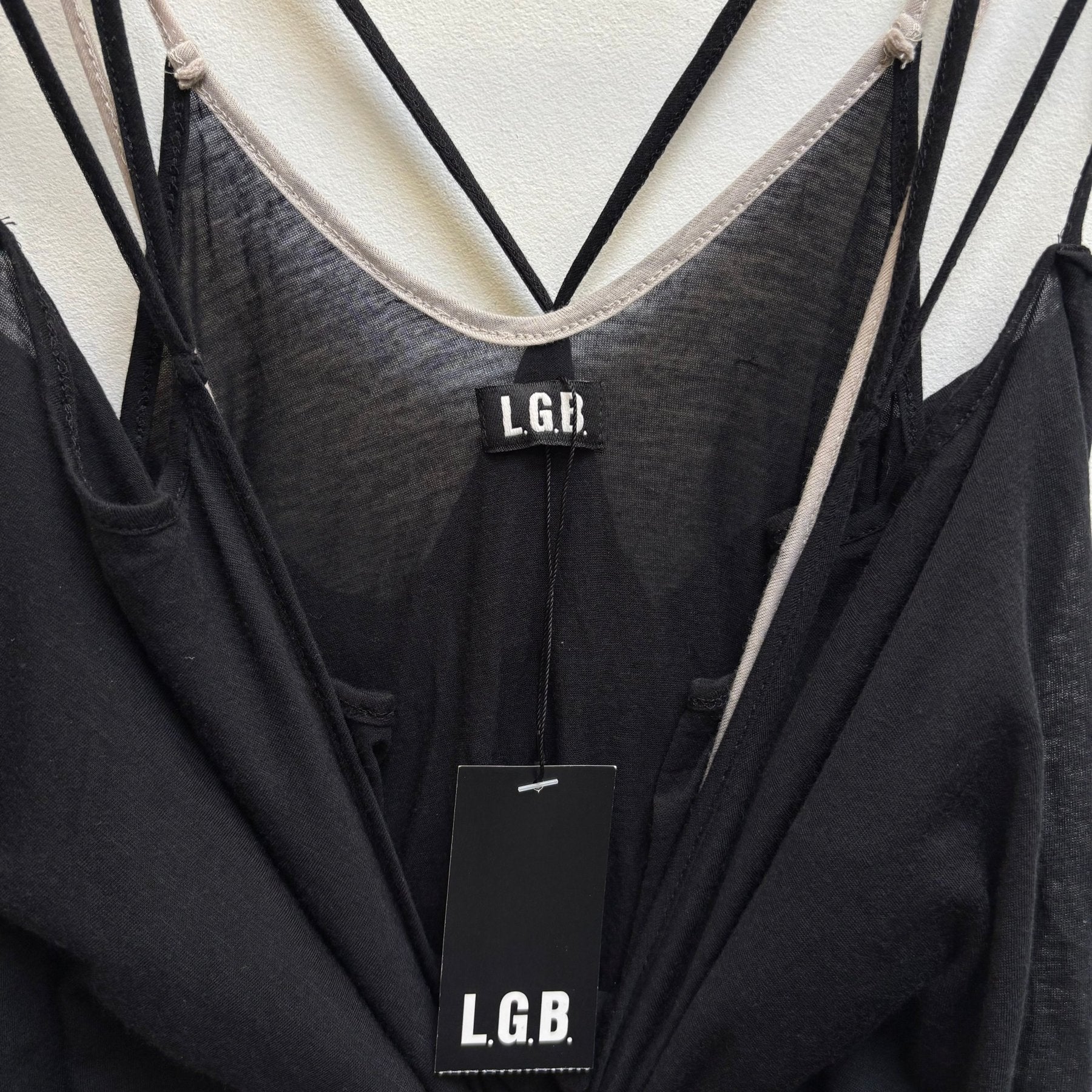 00s Le Grande Bleu (L.G.B.) Multi Strap Layered Tank Top - Image 10
