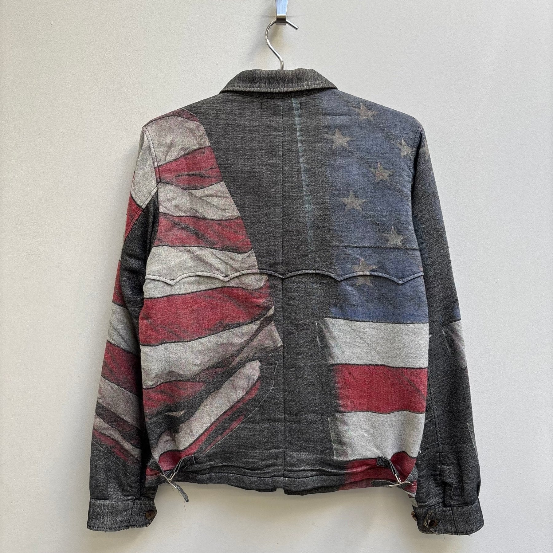 00s Mihara Yasuhiro American Flag Jacket - Image 2