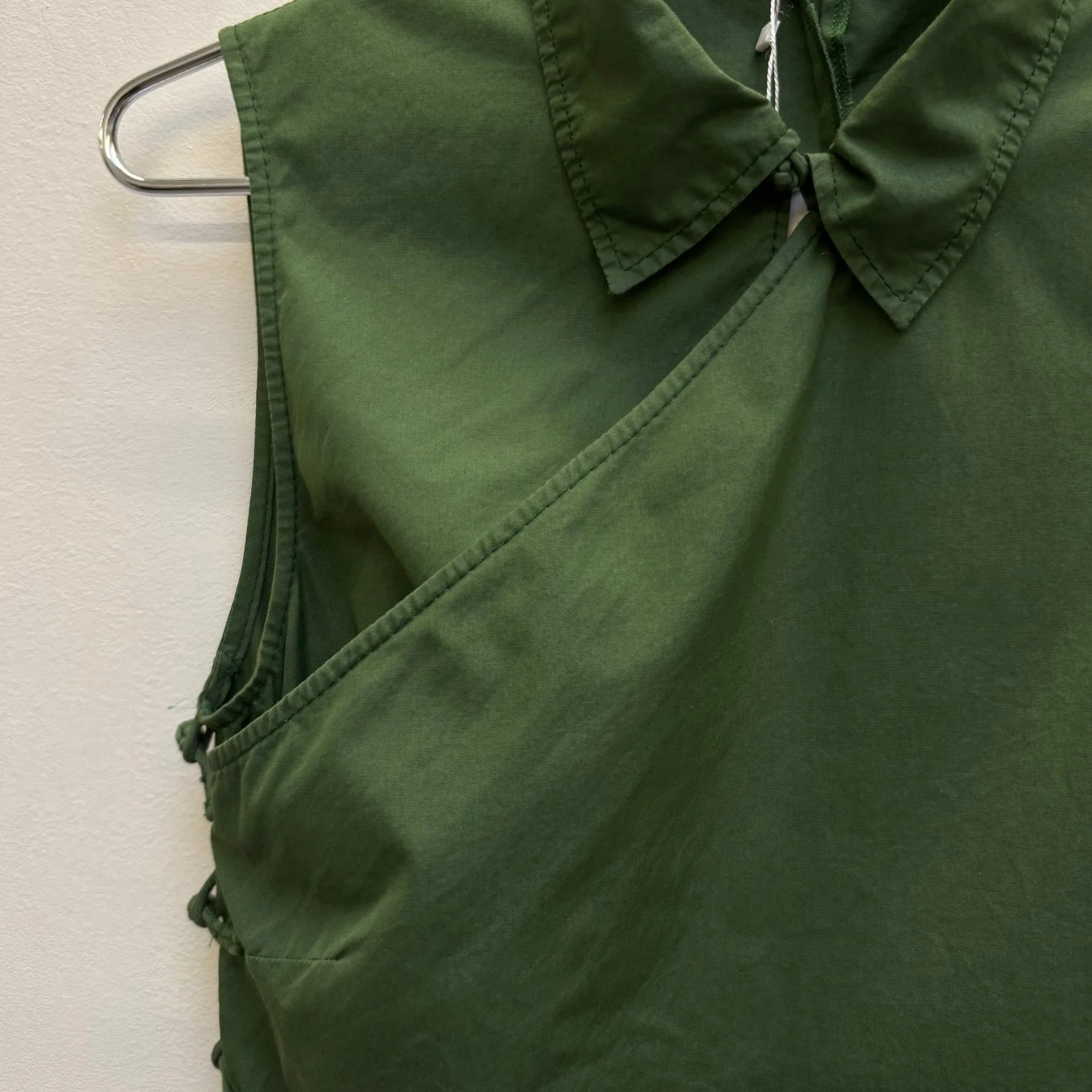 00s Miu Miu Sleeveless Wrap Top - Image 4