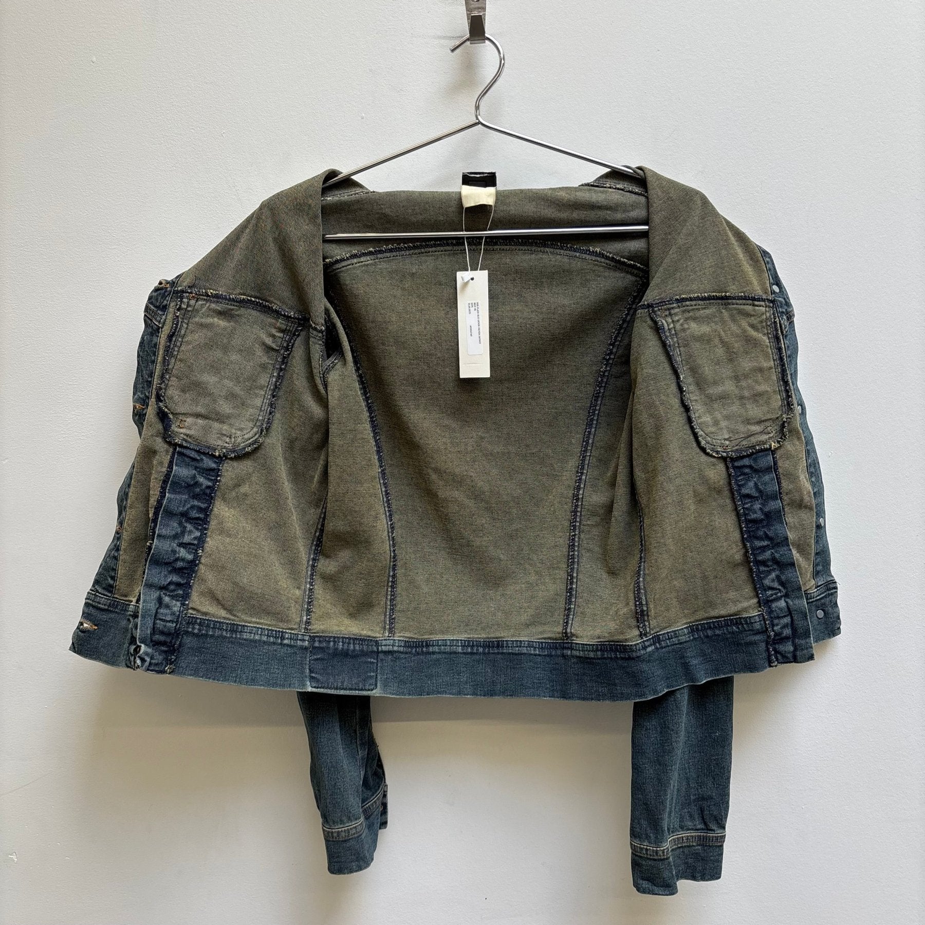 00s Plein Sud Distressed "Lee Rider" Style Denim Jacket - Image 11