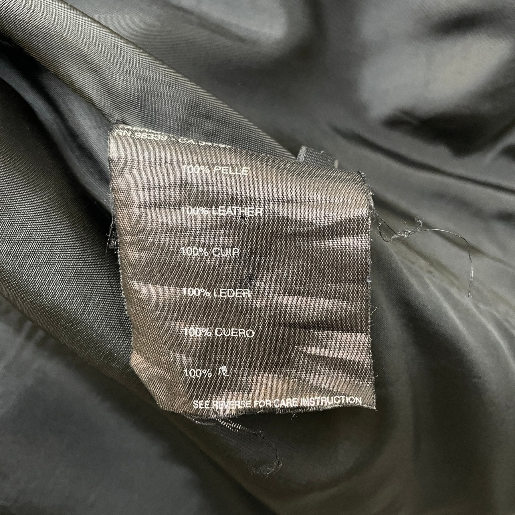 00s Prada Biker Leather Jacket - Image 11