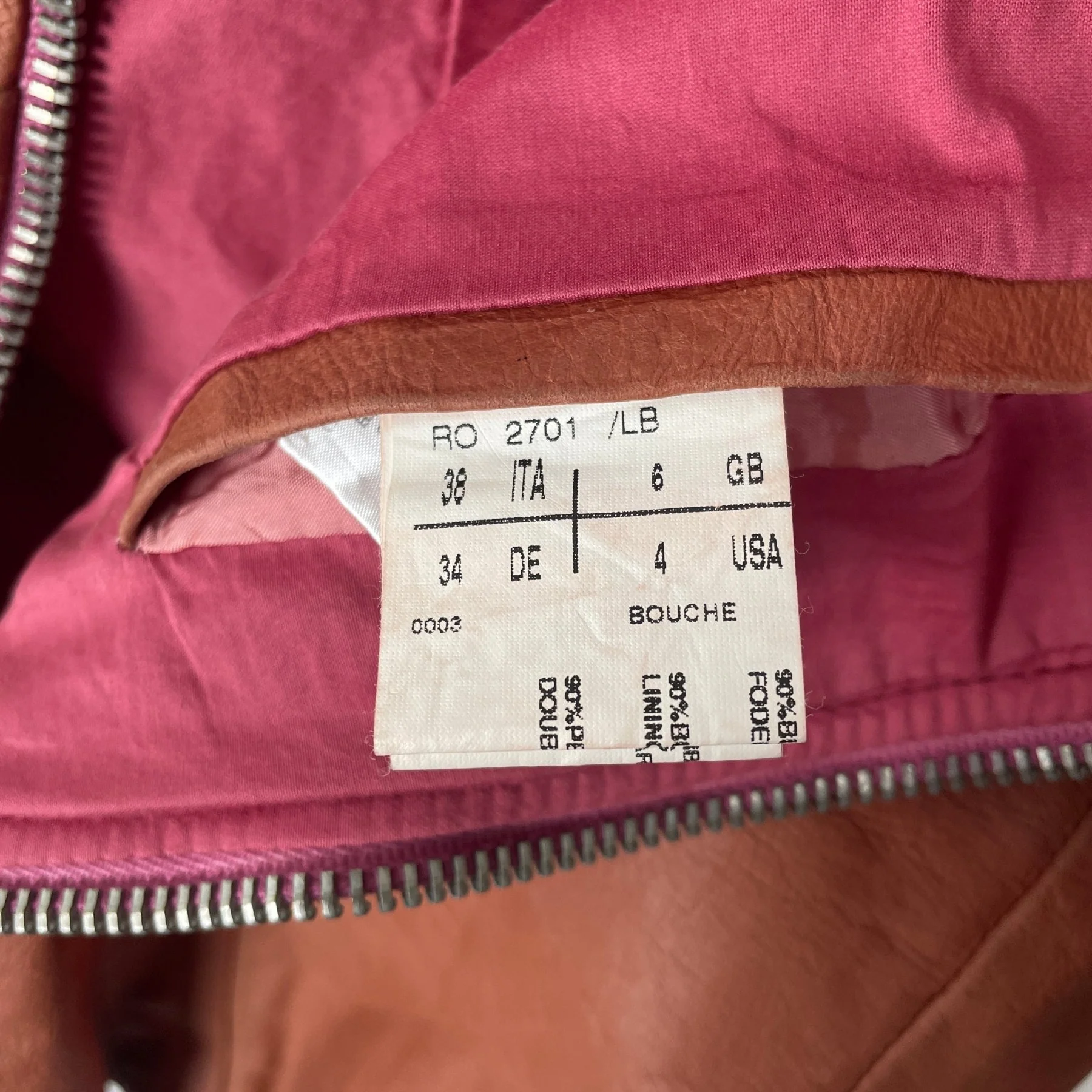 00s Rick Owens Olmar & Marita Era Leather Jacket - Image 11