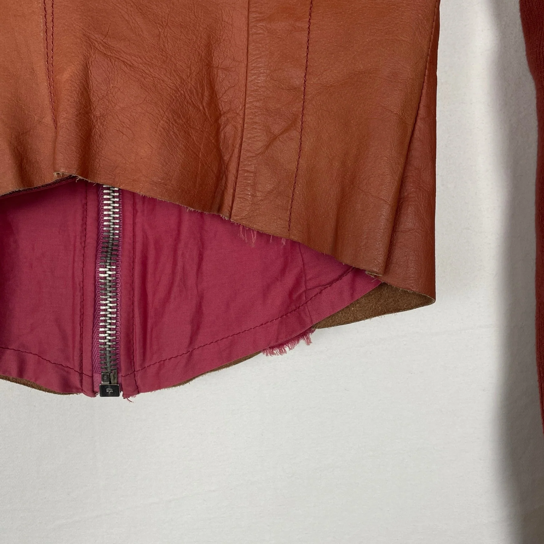 00s Rick Owens Olmar & Marita Era Leather Jacket - Image 7