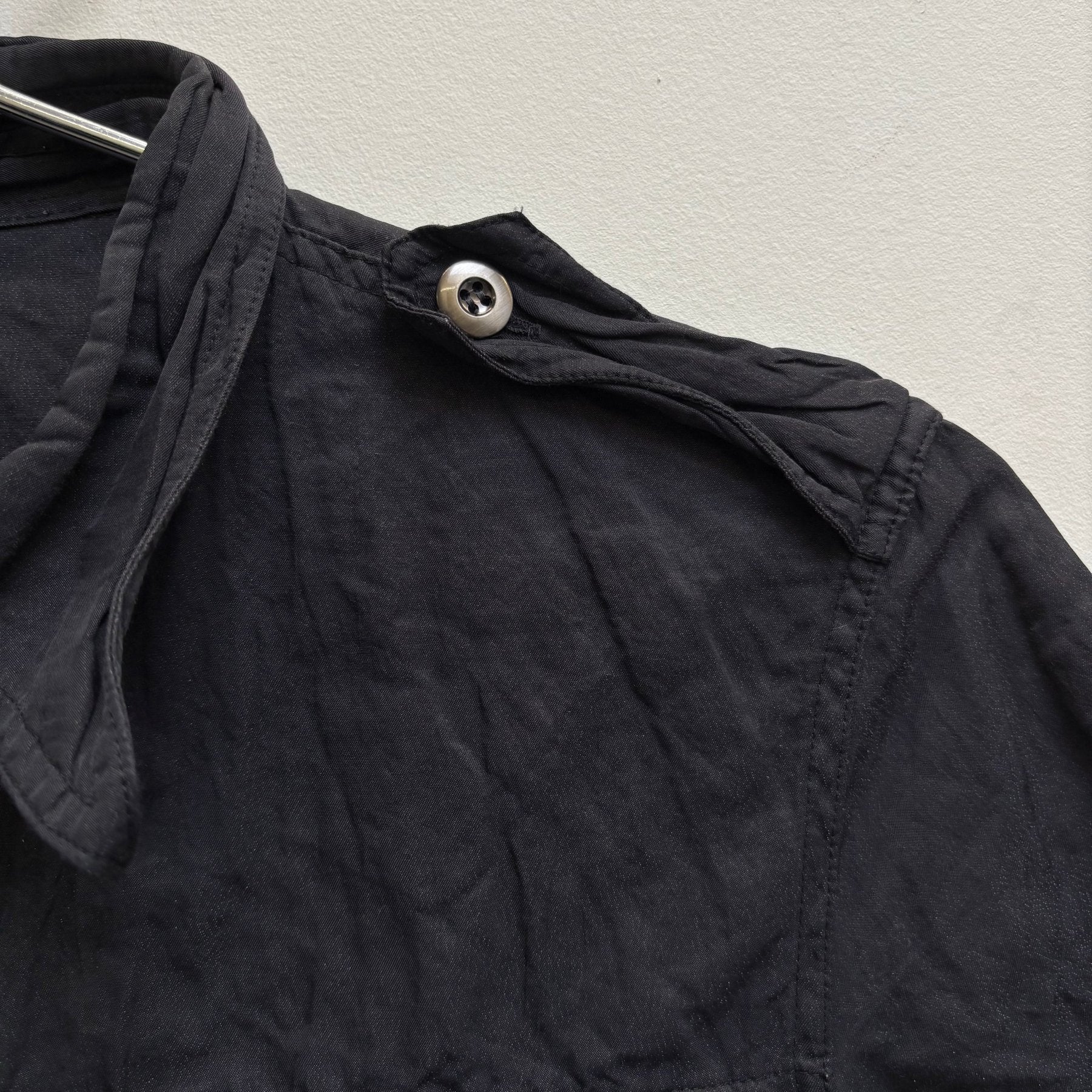 00s Shellac ‘Rest In Peace’ Back Graphic Button Up T-Shirt - Image 5
