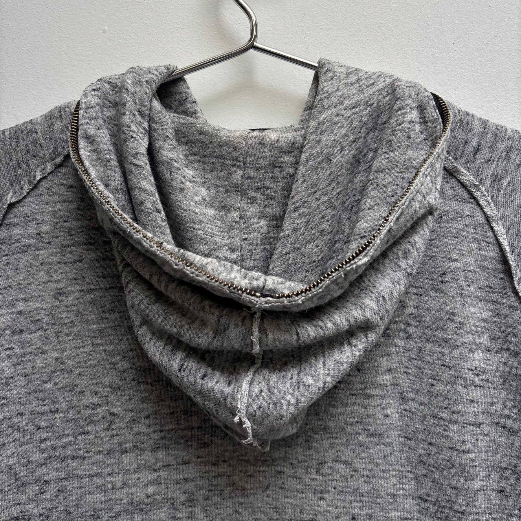 00s Shellac Salt & Pepper Zip Up Hoodie - Image 8