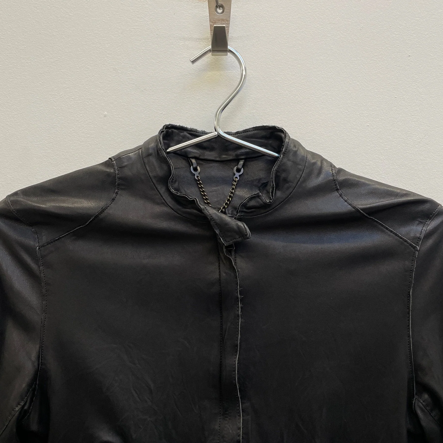00s SISII Leather Moto Jacket - Image 3