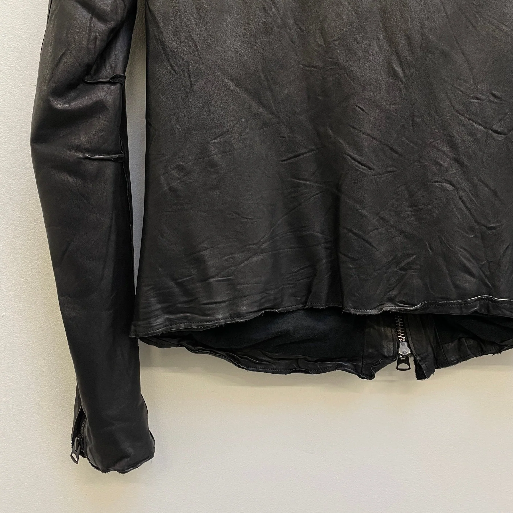 00s SISII Leather Moto Jacket - Image 8