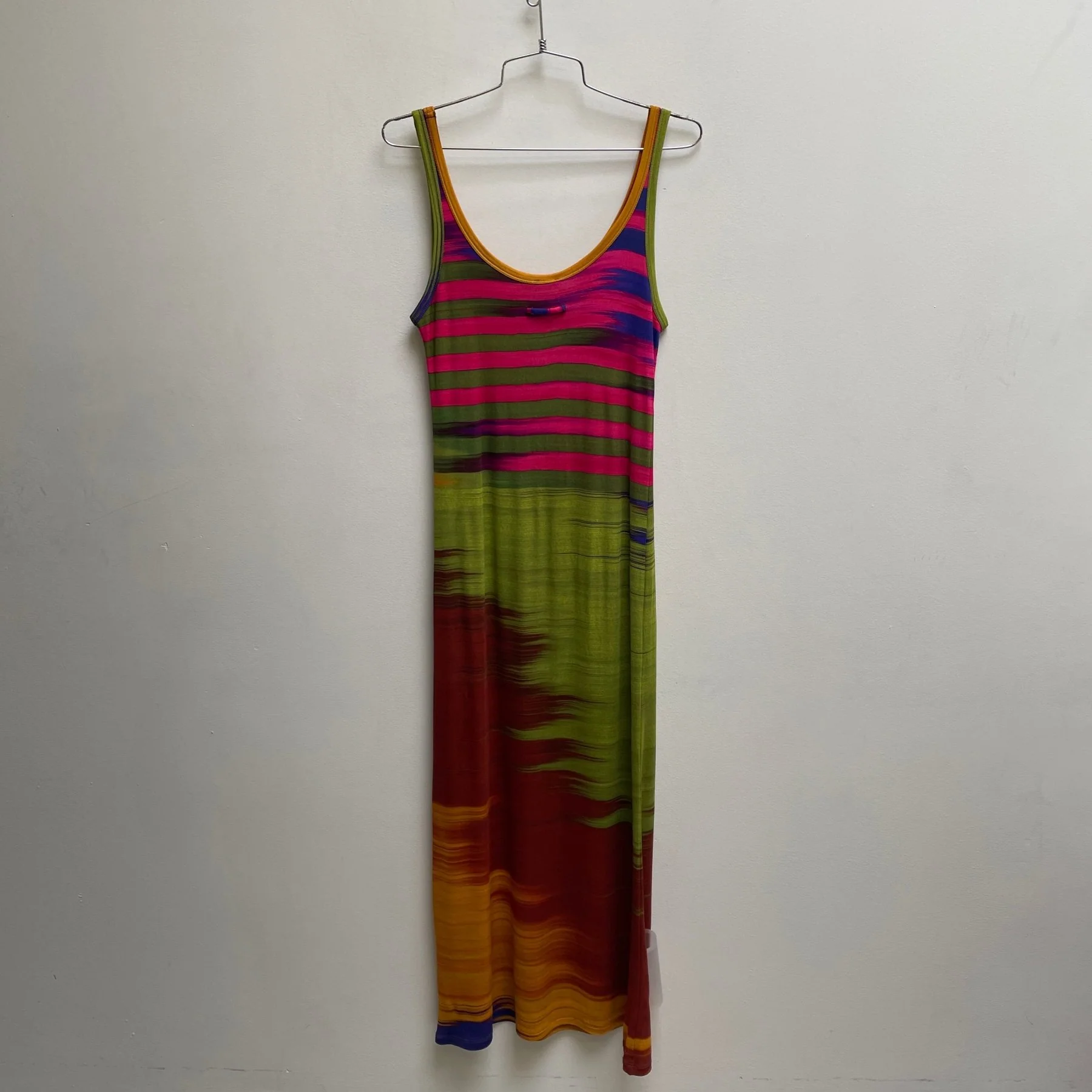 00s SOLEIL by Jean Paul Gaultier Gradient Stripe Dress