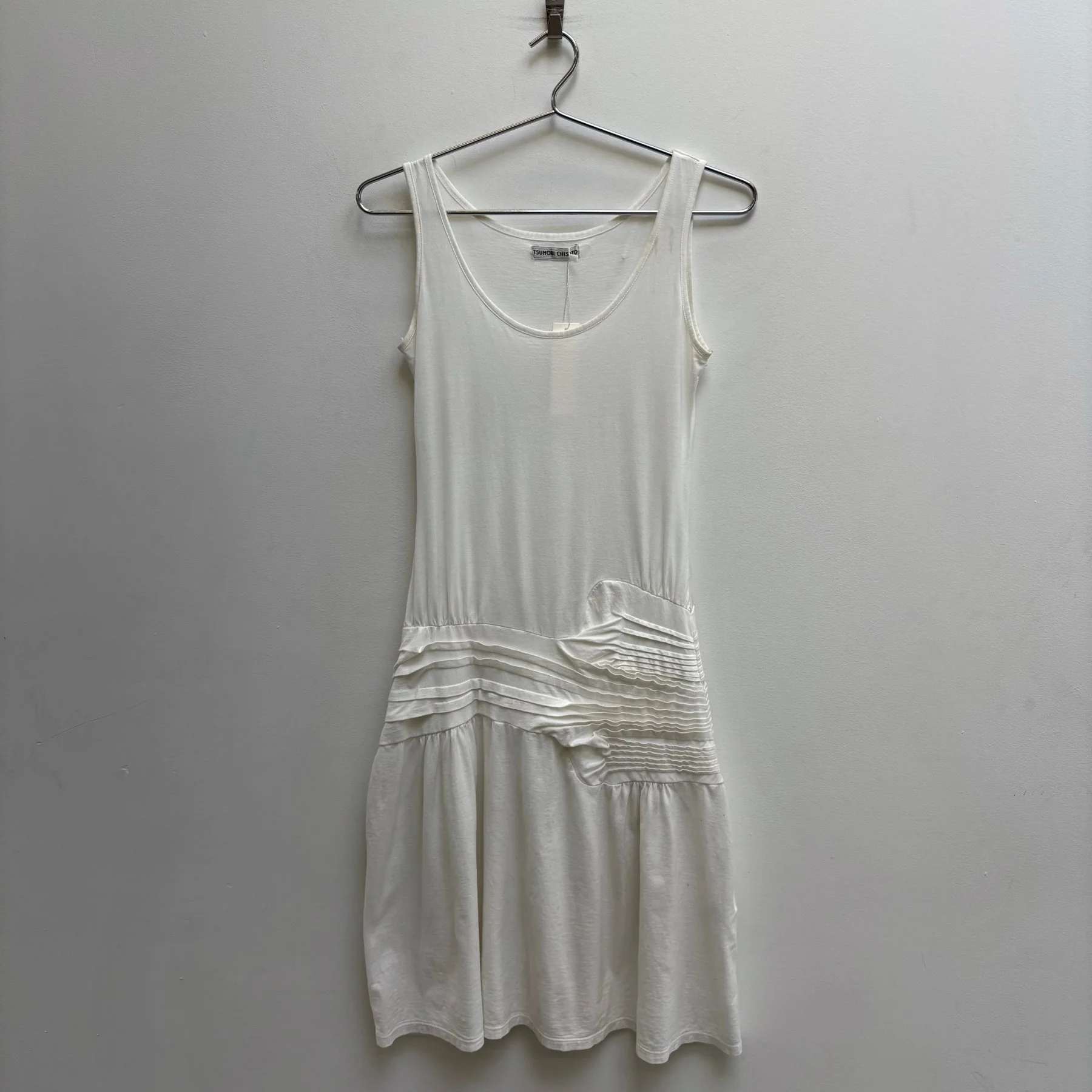 00s Tsumori Chisato Pleated Midi Tank dress
