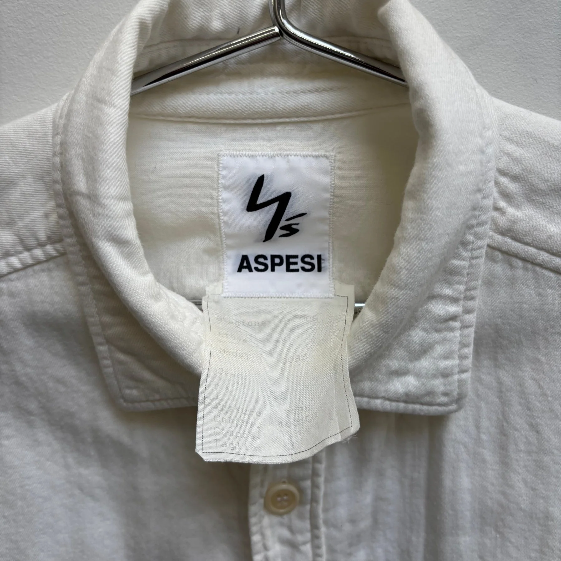 00s Yohji Yamamoto Y’s Fatigued Military Button Up Shirt - Image 11