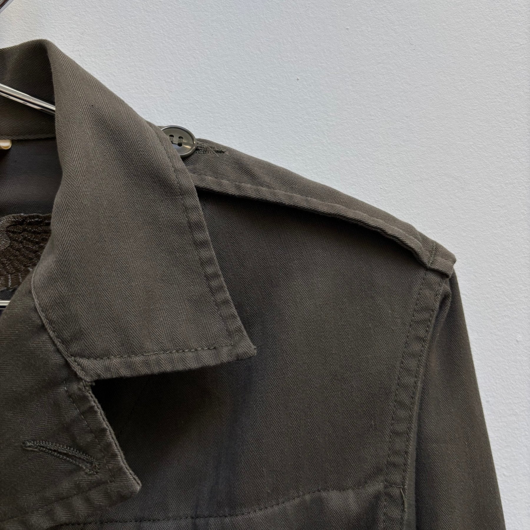 00s Yohji Yamamoto Y’s Military Flight Jacket - Image 10
