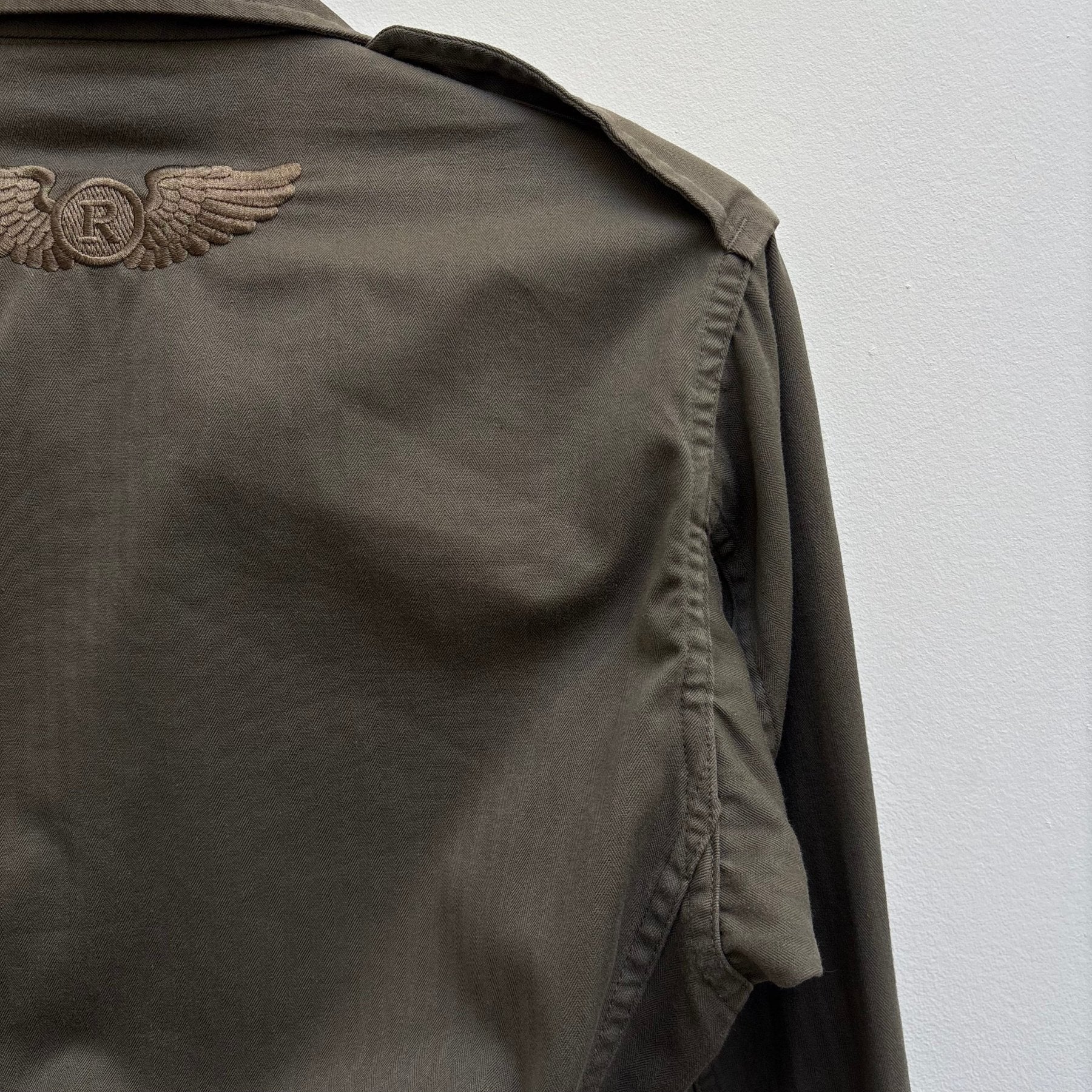 00s Yohji Yamamoto Y’s Military Flight Jacket - Image 12
