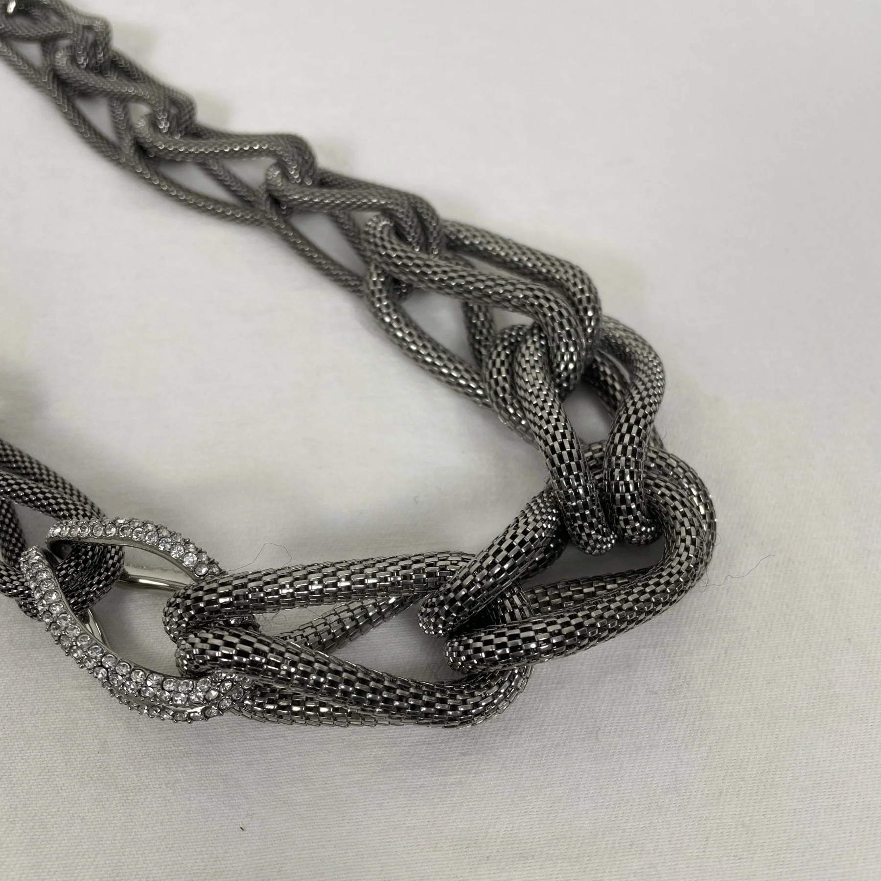 00s Emporio Armani Chainmail Necklace - Image 2