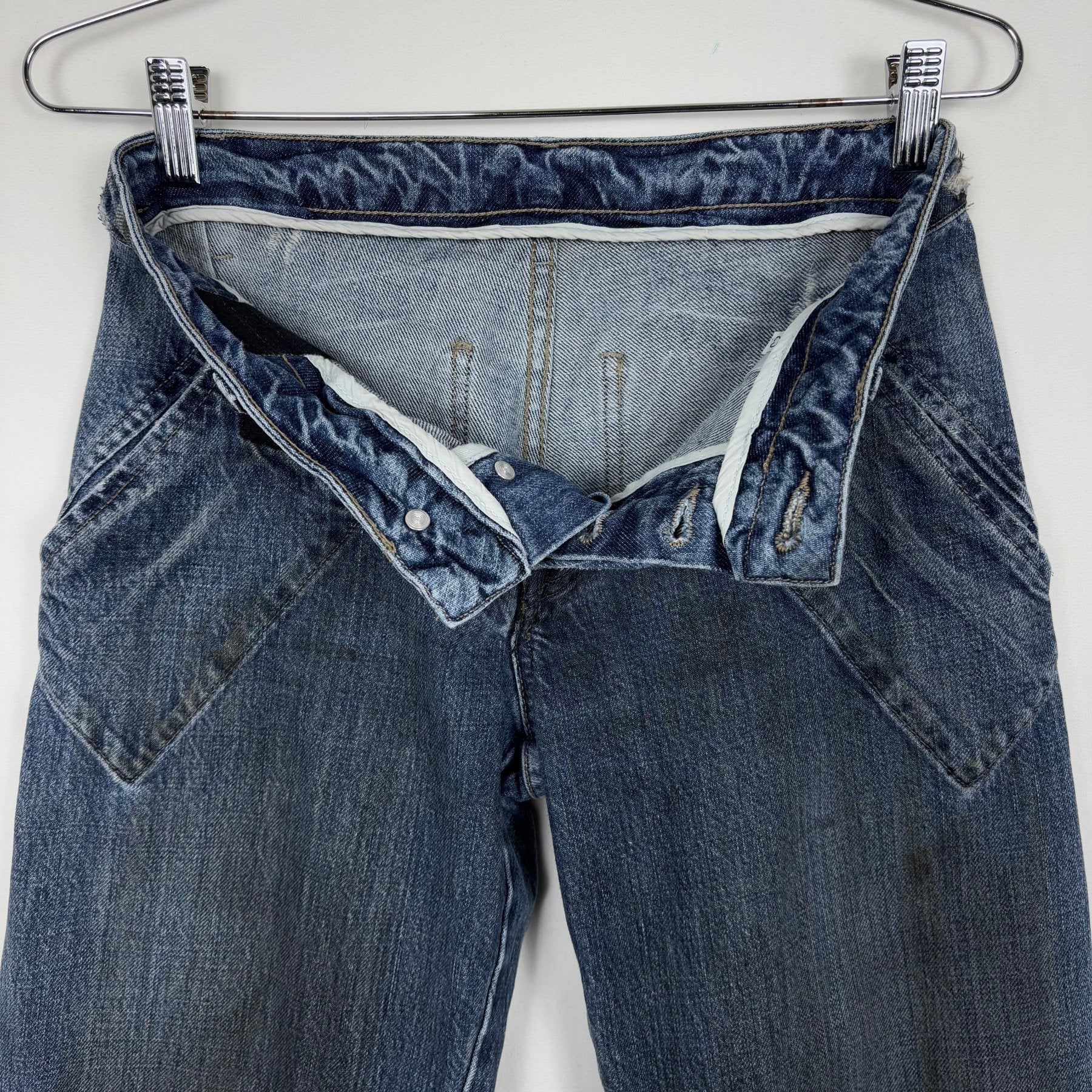 2001 Rick Owens Slab Spiral Cut Jeans - Image 10