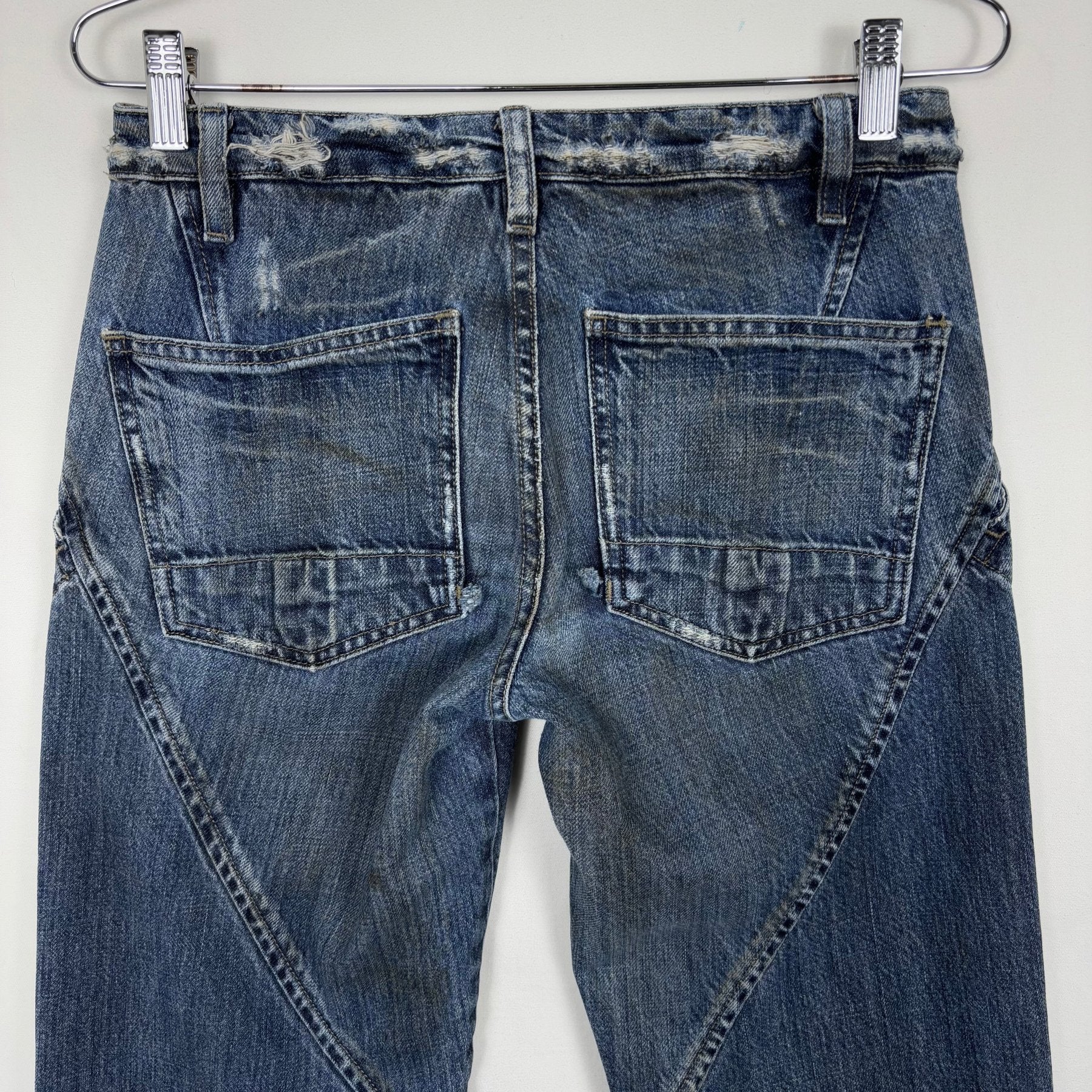 2001 Rick Owens Slab Spiral Cut Jeans - Image 7