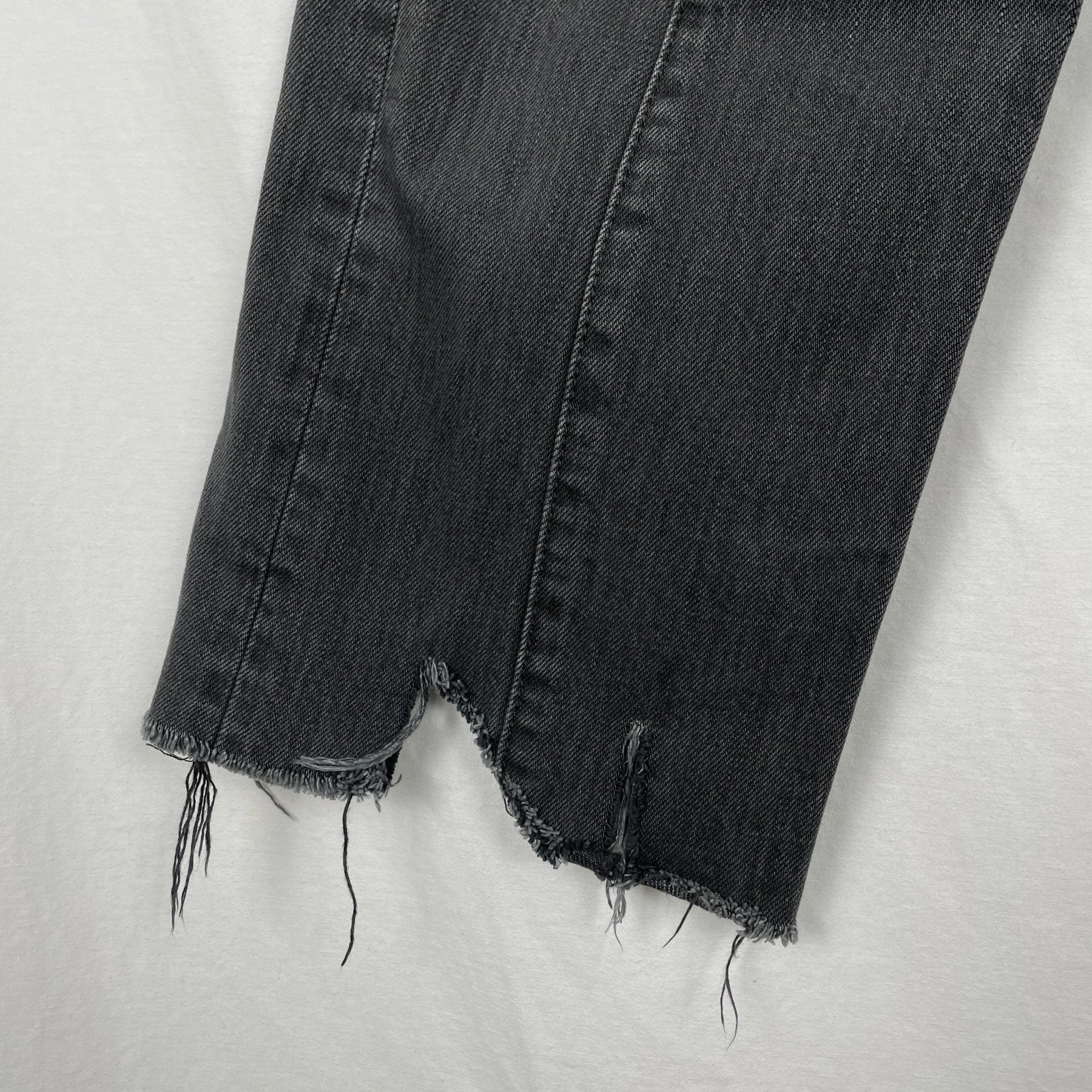 2006 Junya Watanabe Man Distressed Cropped Jeans - Image 4