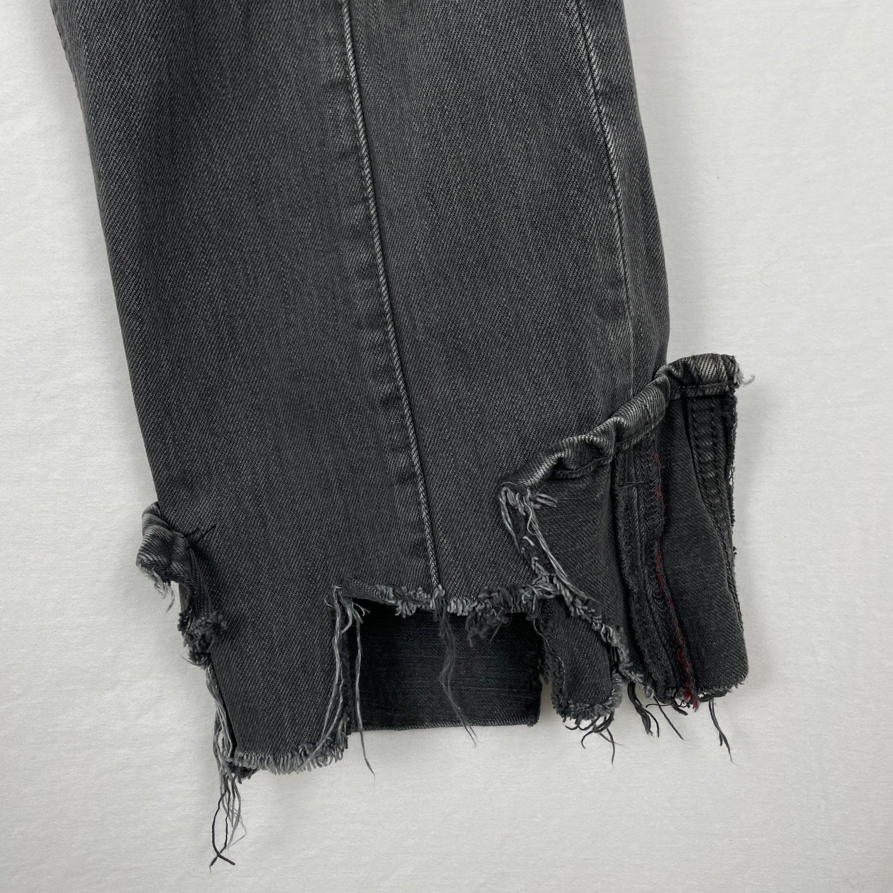 2006 Junya Watanabe Man Distressed Cropped Jeans - Image 5