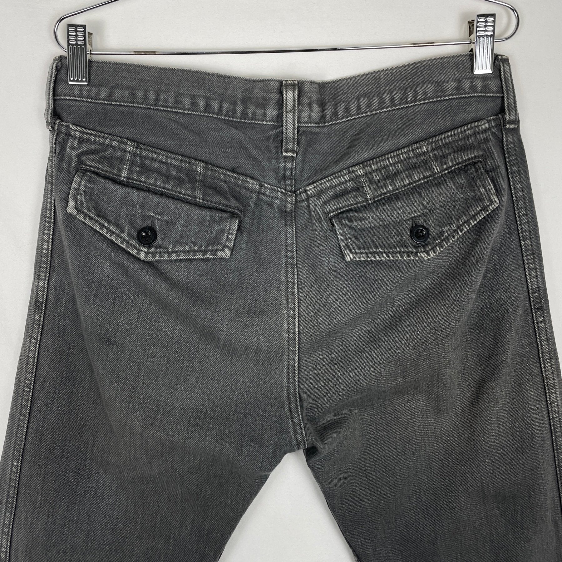 2006 Junya Watanabe Man Distressed Cropped Jeans - Image 7