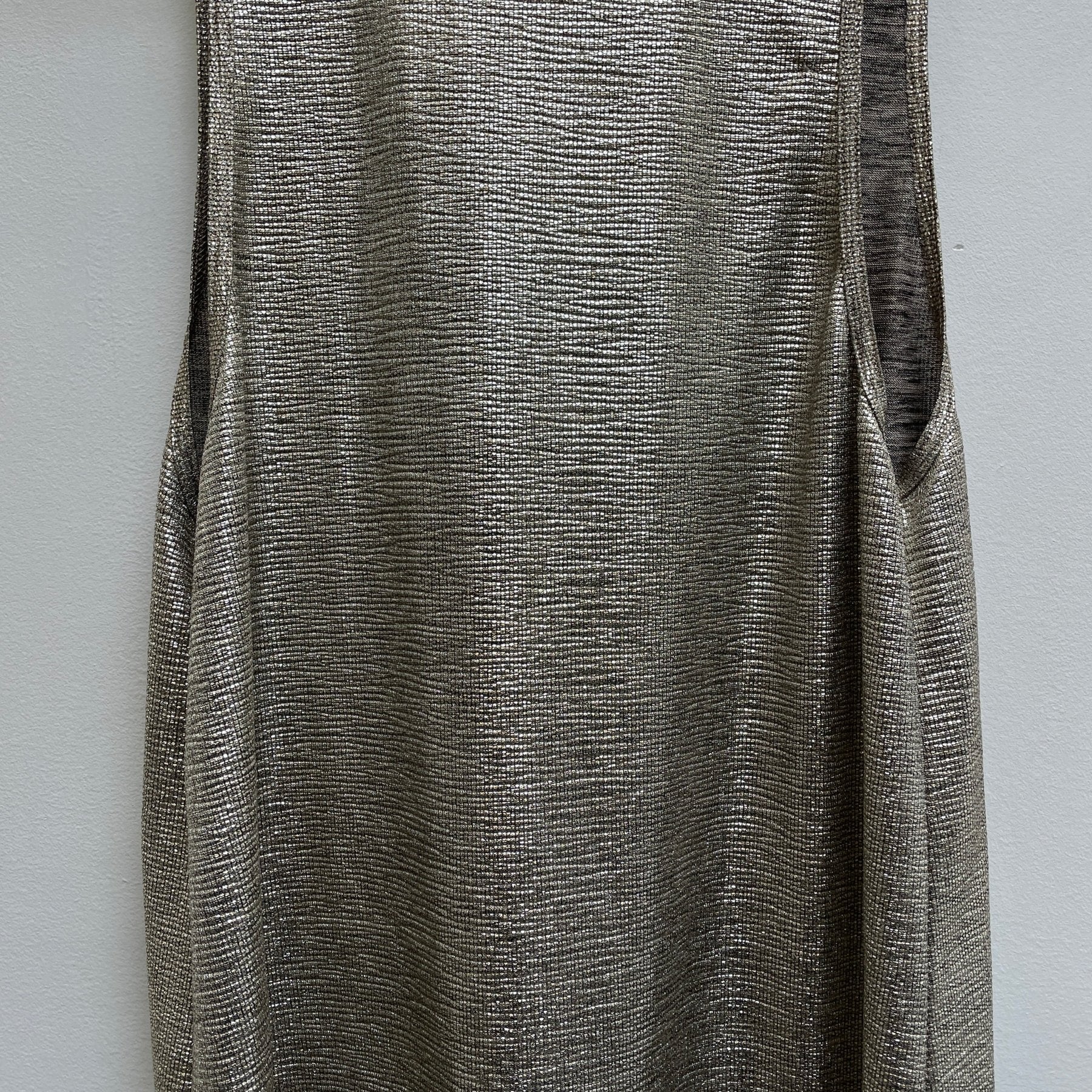 2010s Balmain by Olivier Rousteing Shiny Gold Tank Top - Image 8