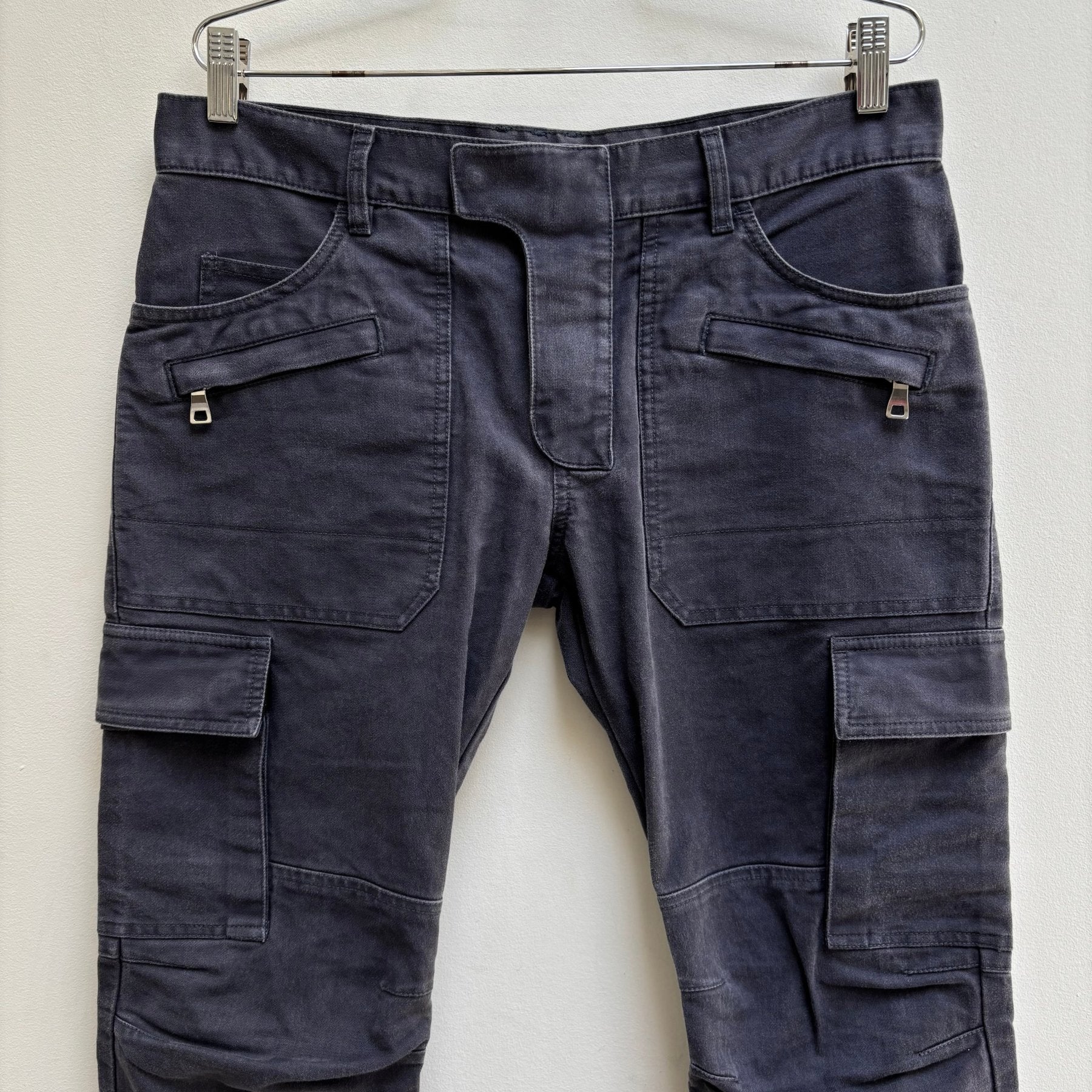 2010s Balmain Faded Cargo Pants - Image 3