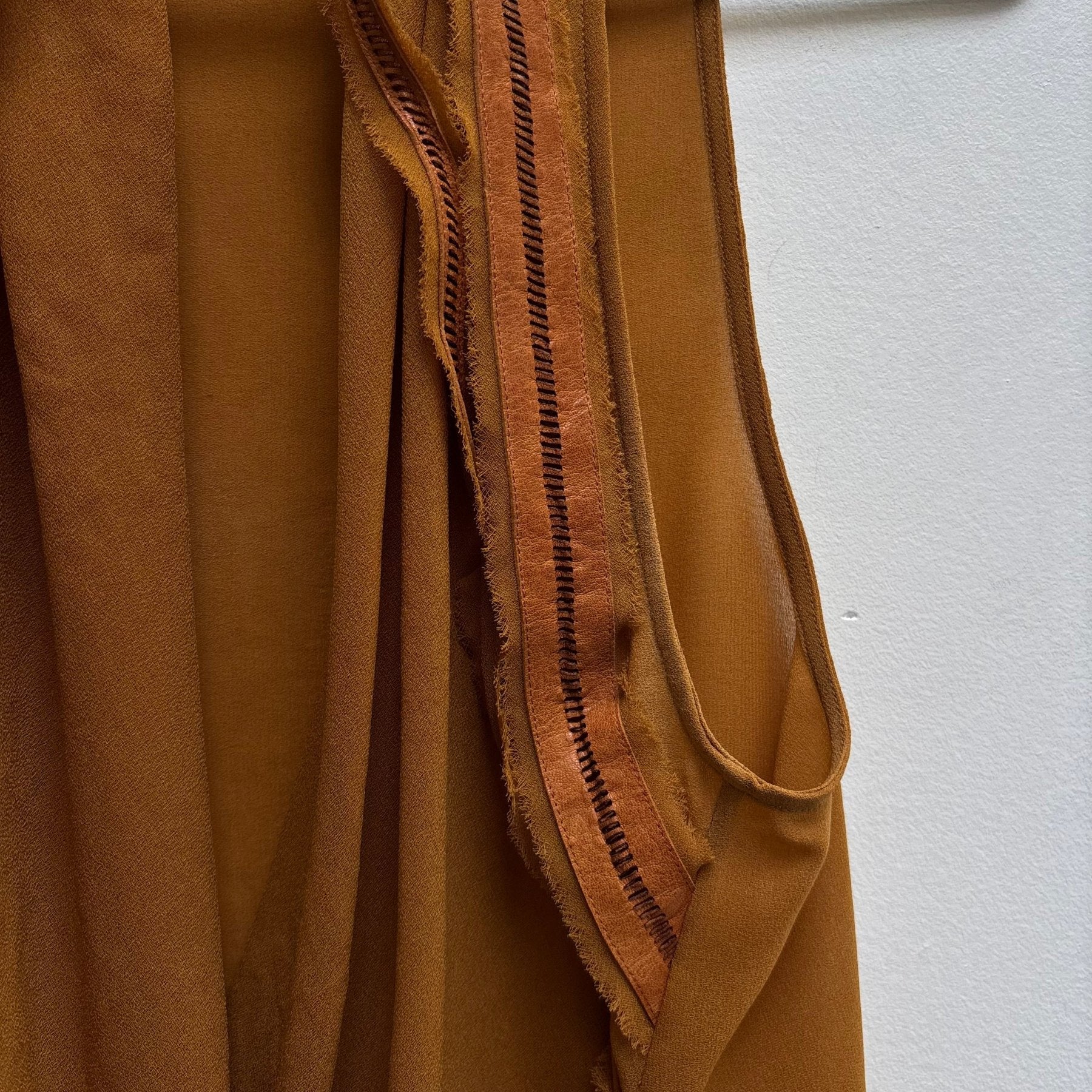 2010s Helmut Lang Neckline Design Draped Tank Top - Image 4