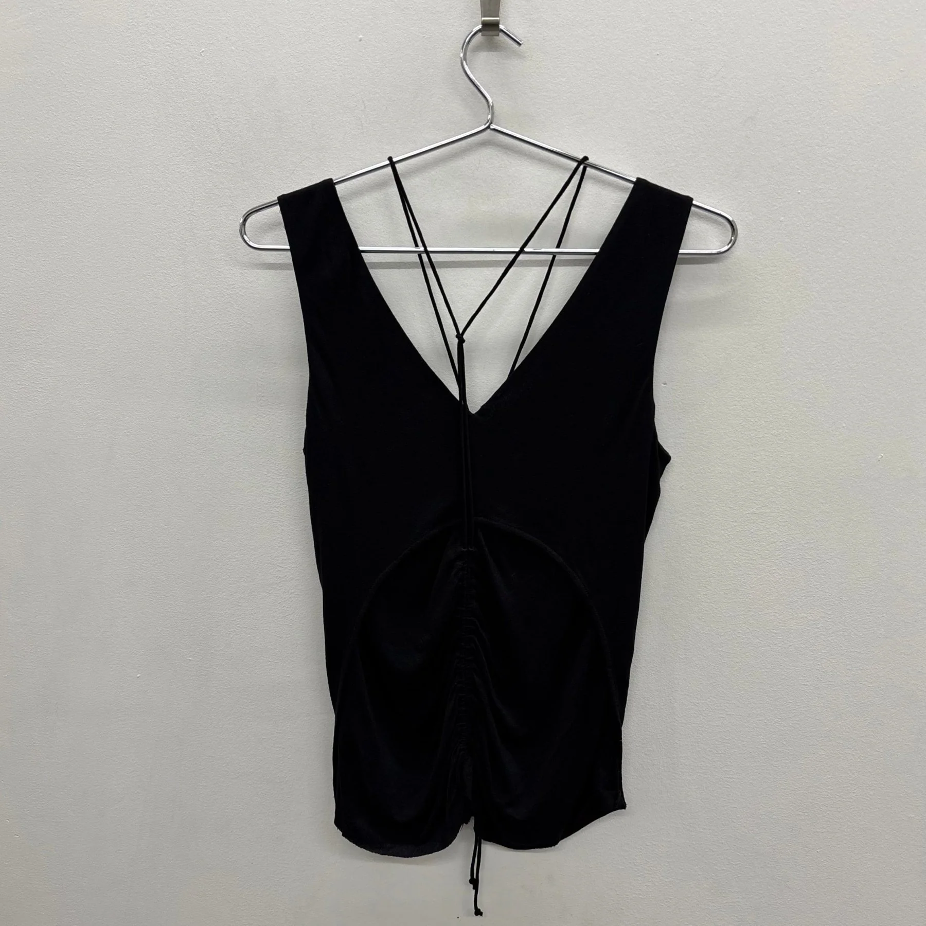 2010s Helmut Lang Scala Ruched Jersey Tank Top - Image 2
