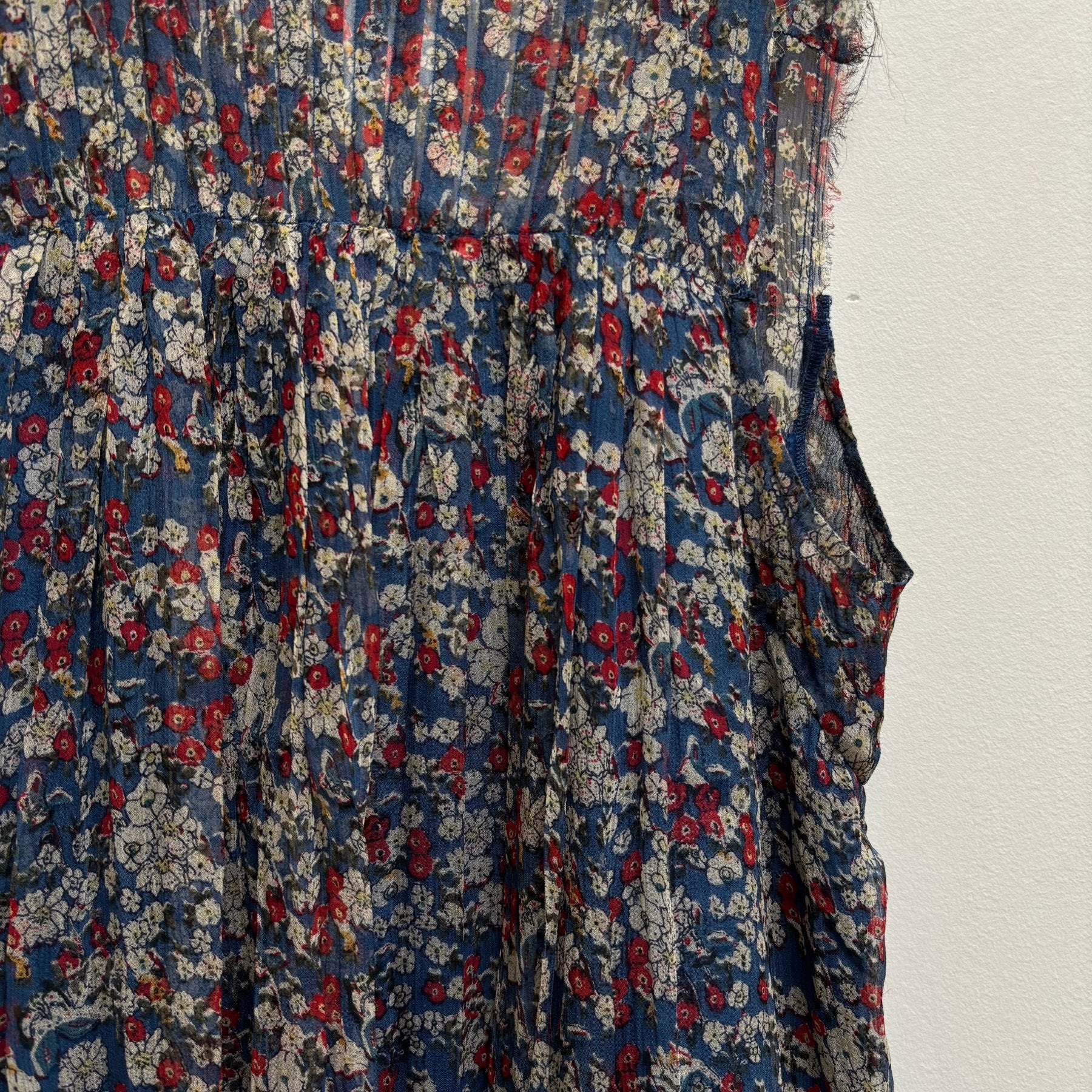 2010s Isabel Marant Étoile Silk Floral Summer Dress - Image 9