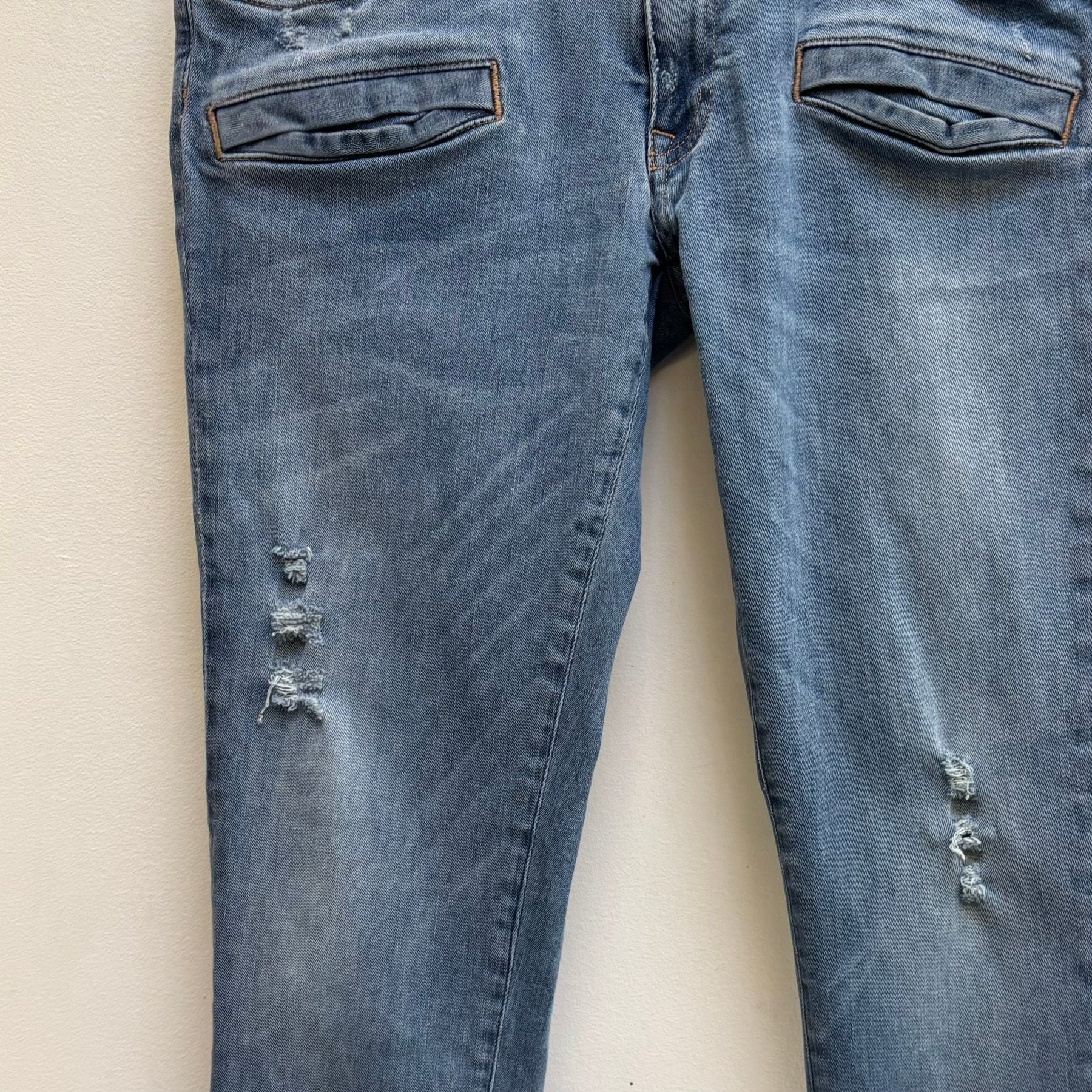 2010s Pierre Balmain Low Rise Biker Jeans - Image 7