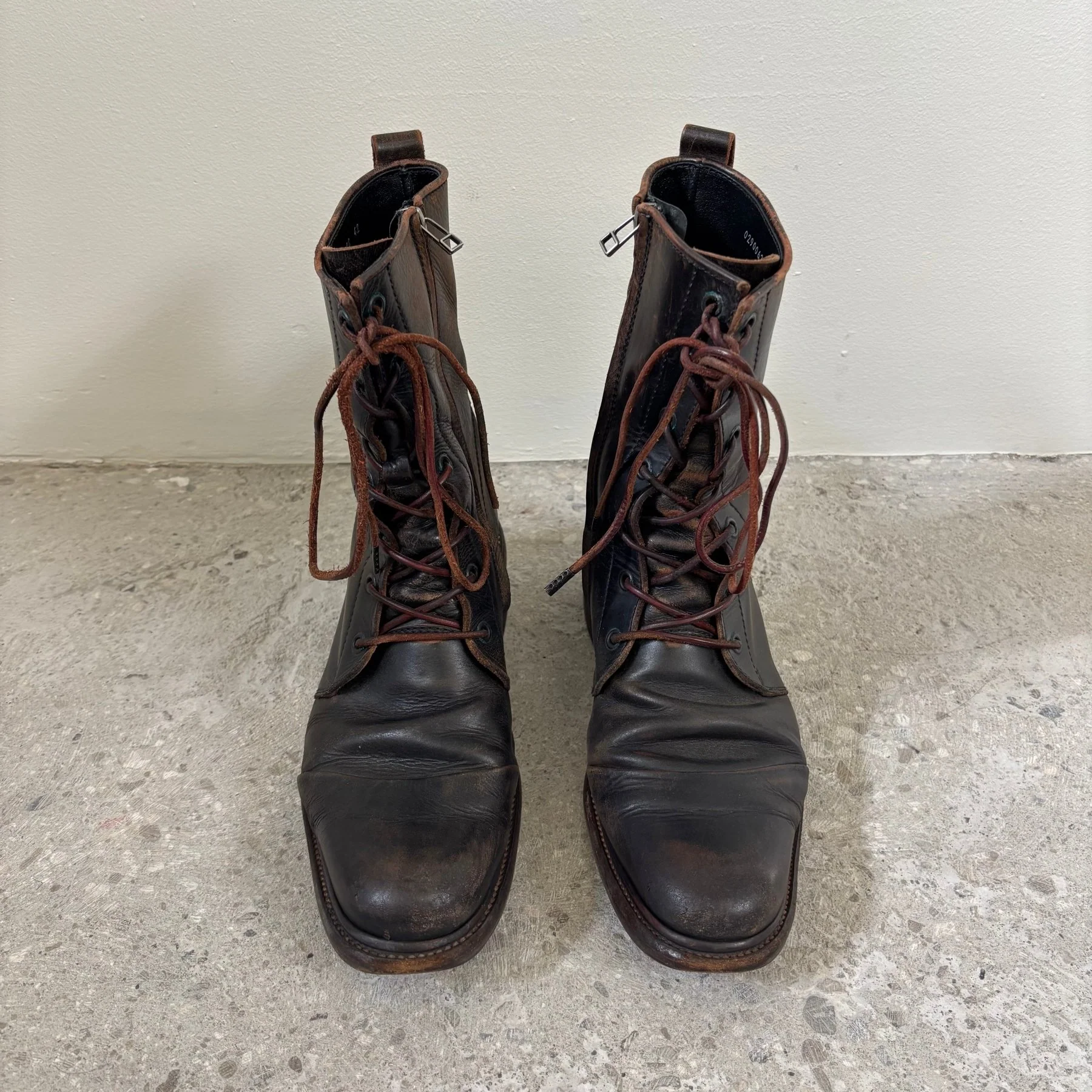 5351 Pour Les Hommes Lace Up Leather Ankle Boots - Image 3