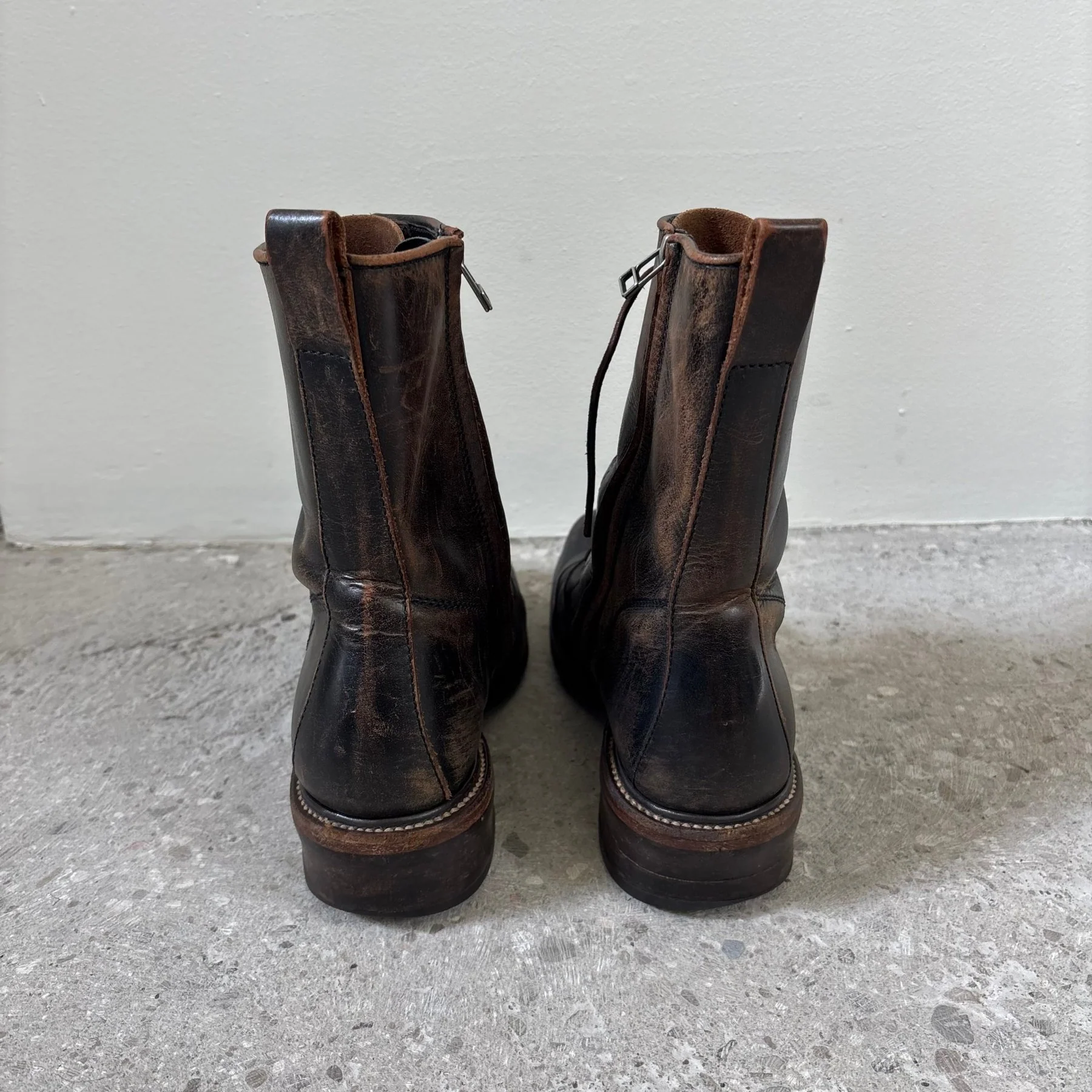 5351 Pour Les Hommes Lace Up Leather Ankle Boots - Image 4