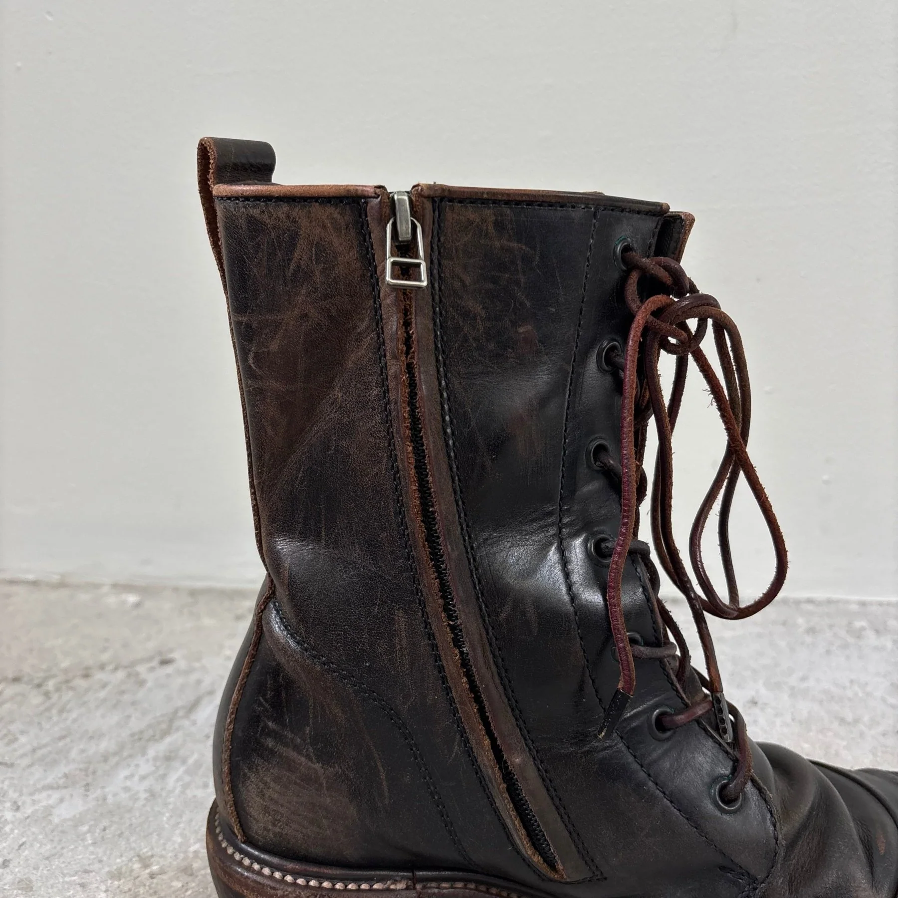 5351 Pour Les Hommes Lace Up Leather Ankle Boots - Image 7
