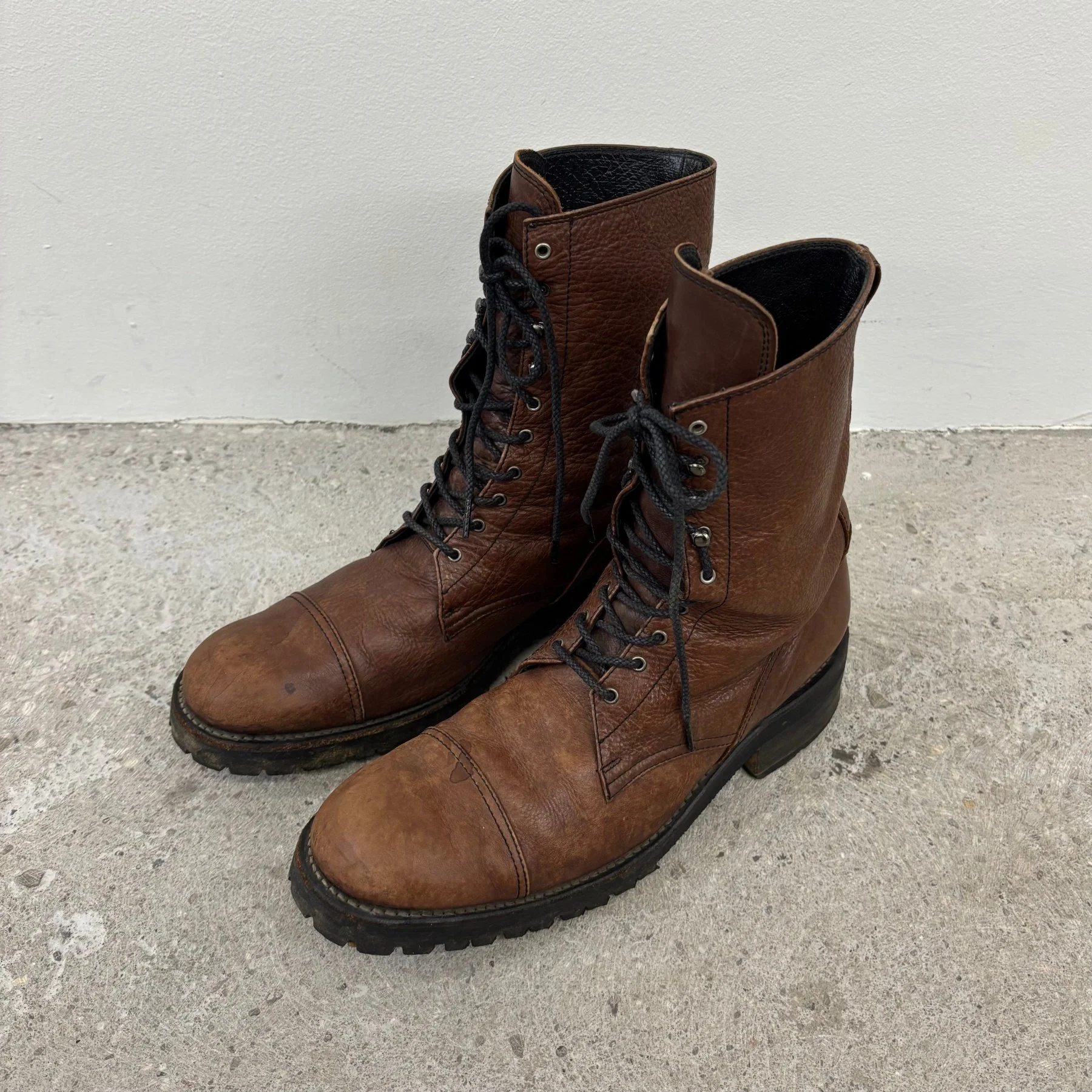 5351 Pour Les Hommes Lace Up Leather Boots - Image 2