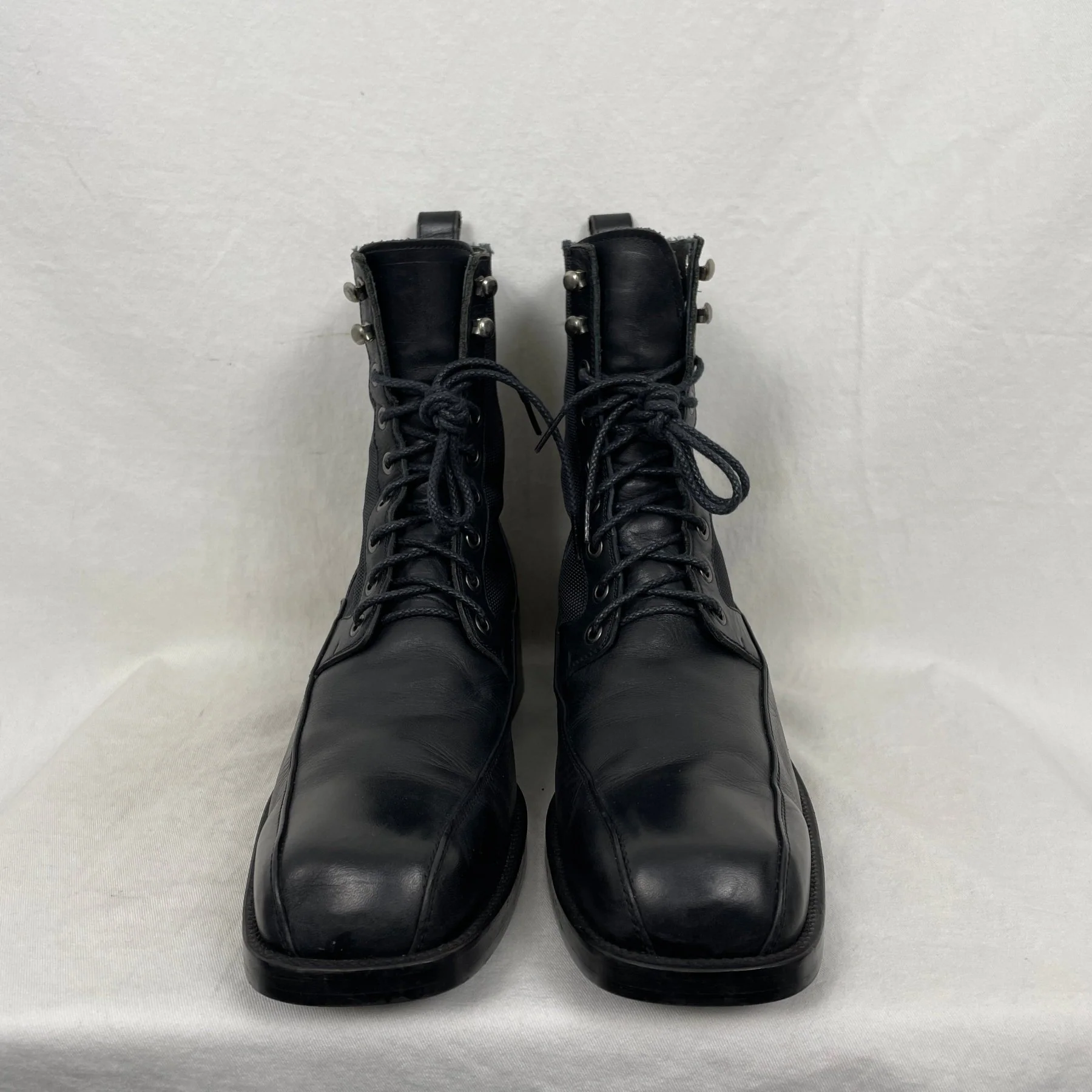 5351 Pour Les Hommes Square Toe Combat Boots - Image 2