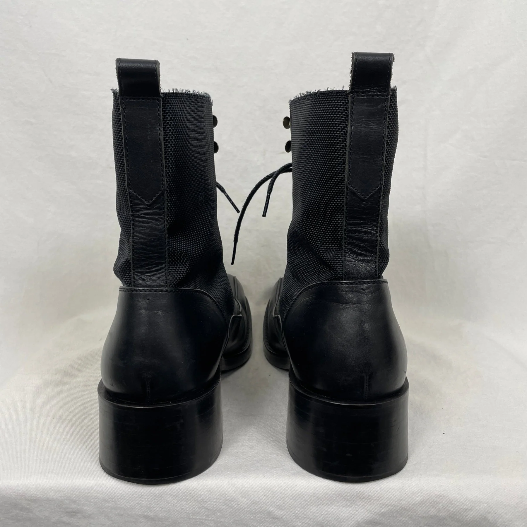 5351 Pour Les Hommes Square Toe Combat Boots - Image 4