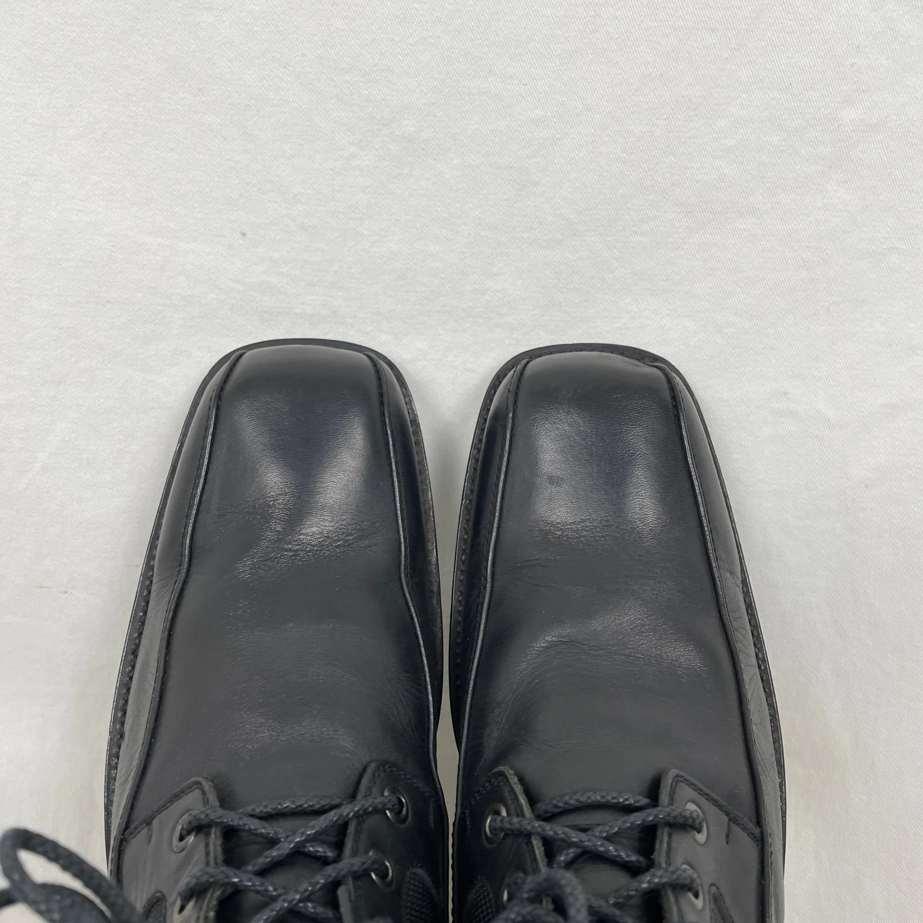 5351 Pour Les Hommes Square Toe Combat Boots - Image 8