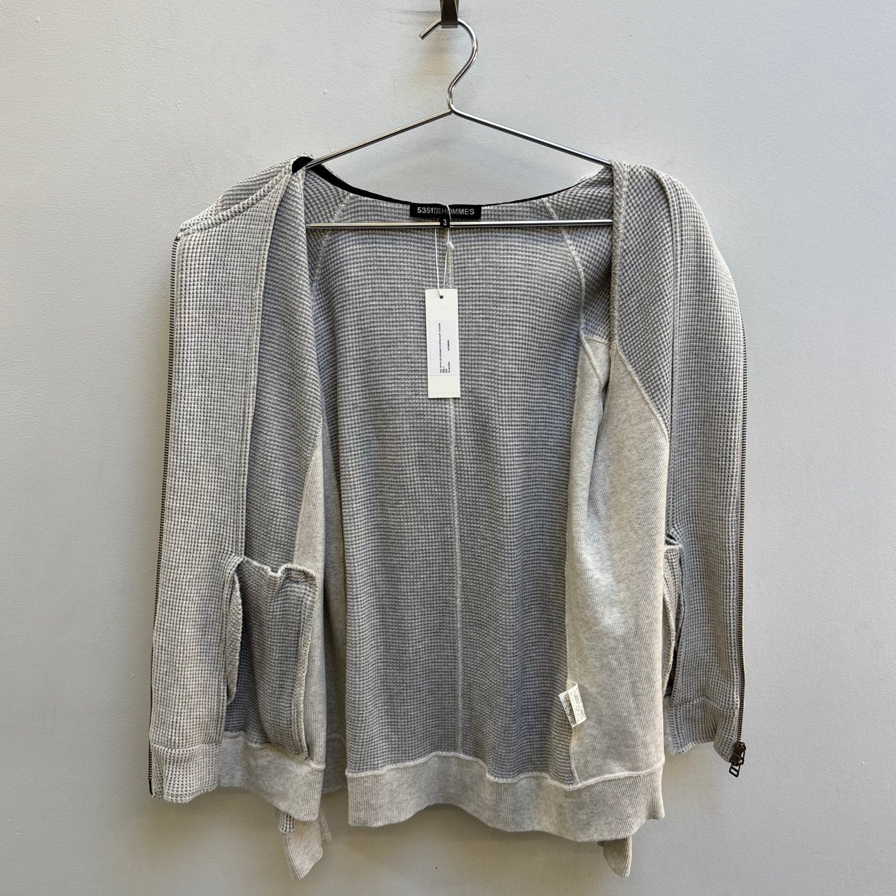 5351 Pour Les Hommes Waffle Knit Hoodie - Image 9
