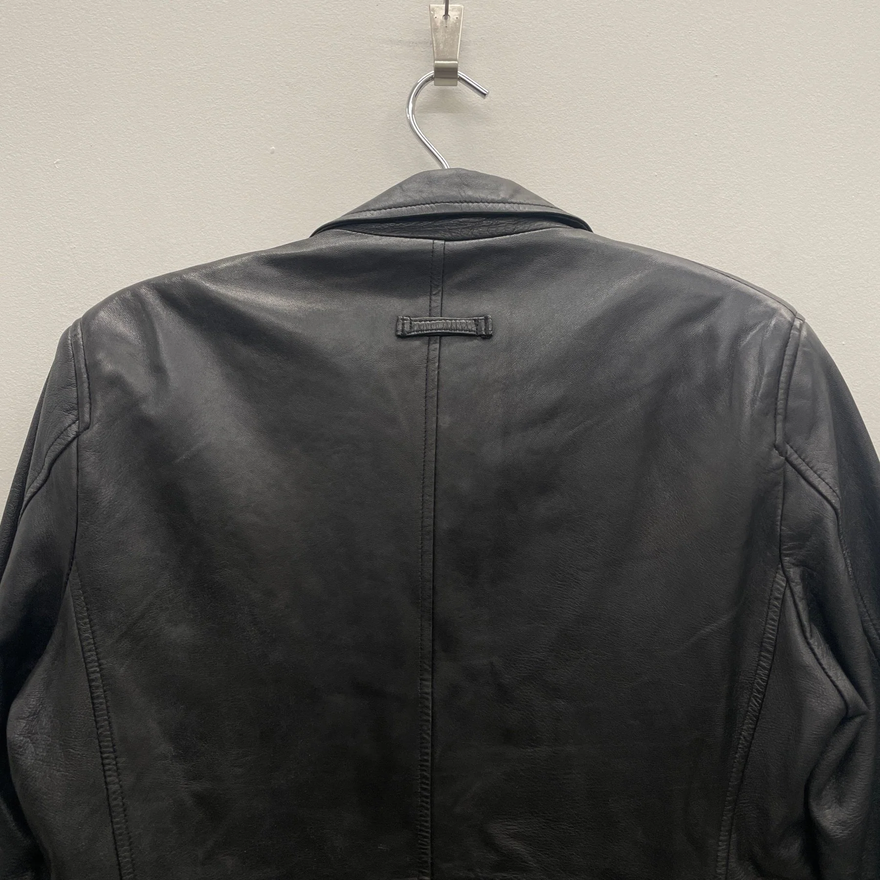 80s Objet by Jean Paul Gaultier Leather Blazer Jacket - Image 6