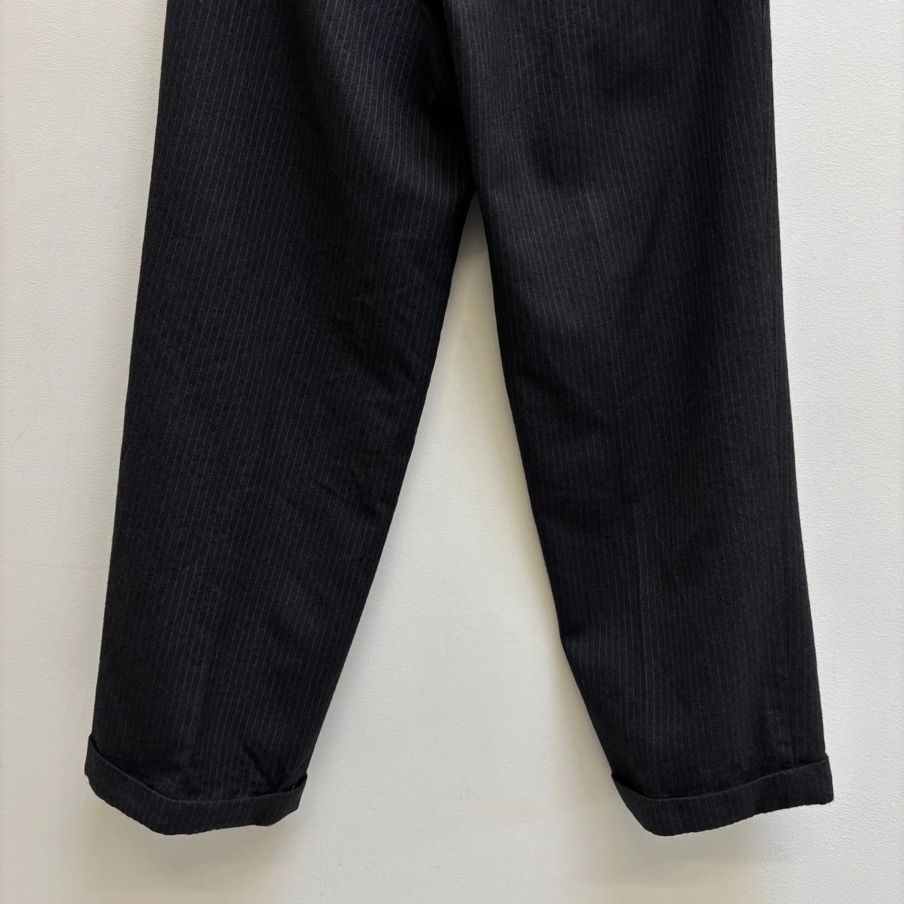 90s Comme Des Garçons Striped Wool Trousers - Image 10