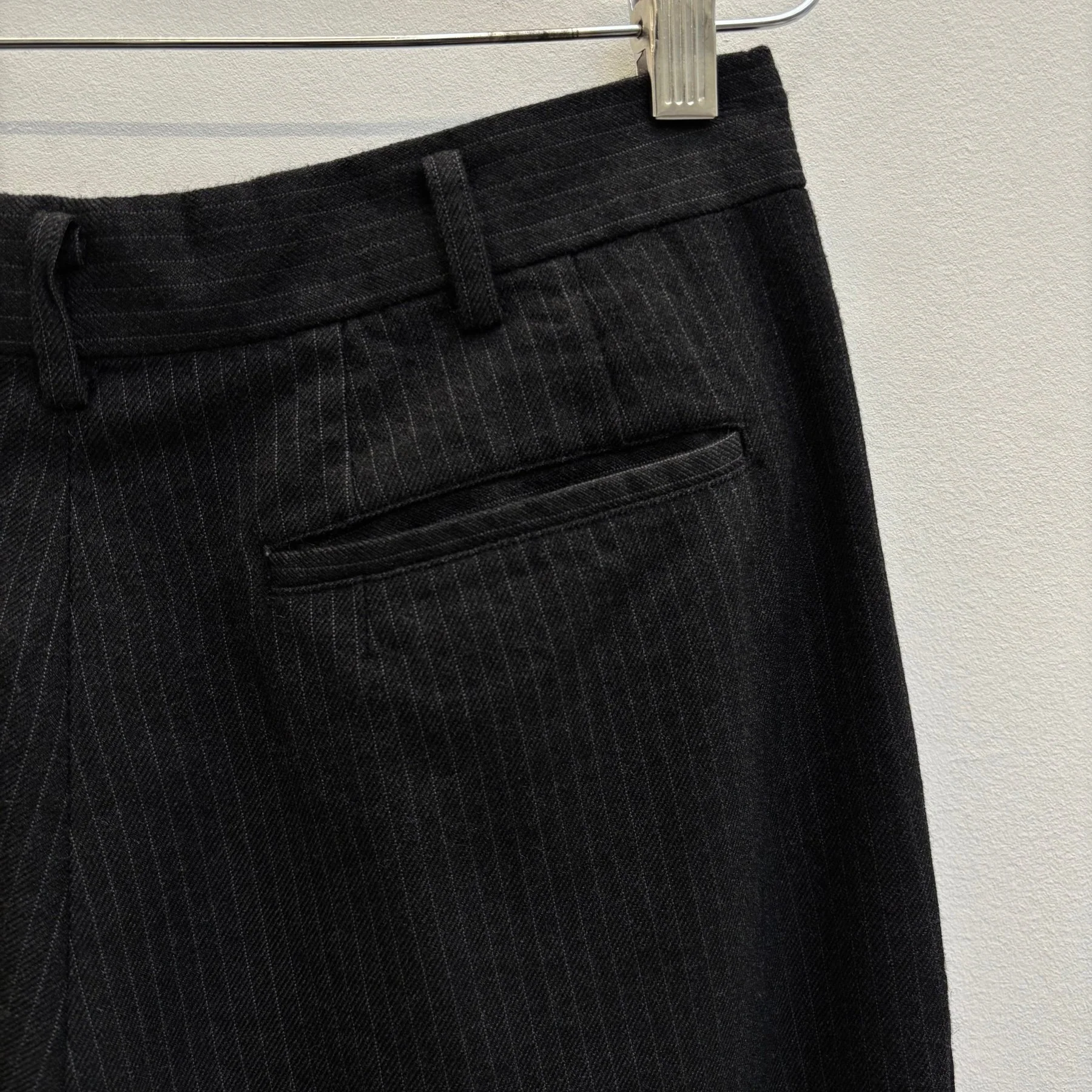 90s Comme Des Garçons Striped Wool Trousers - Image 12