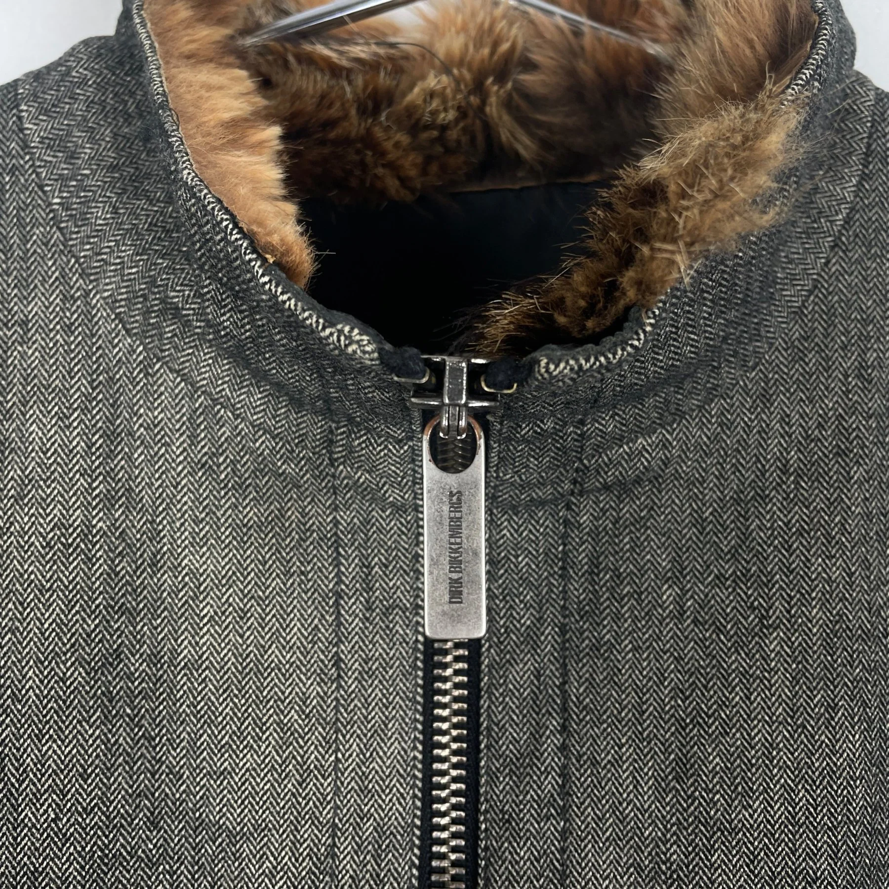 90s Dirk Bikkembergs Faux Fur Blouson Jacket - Image 3
