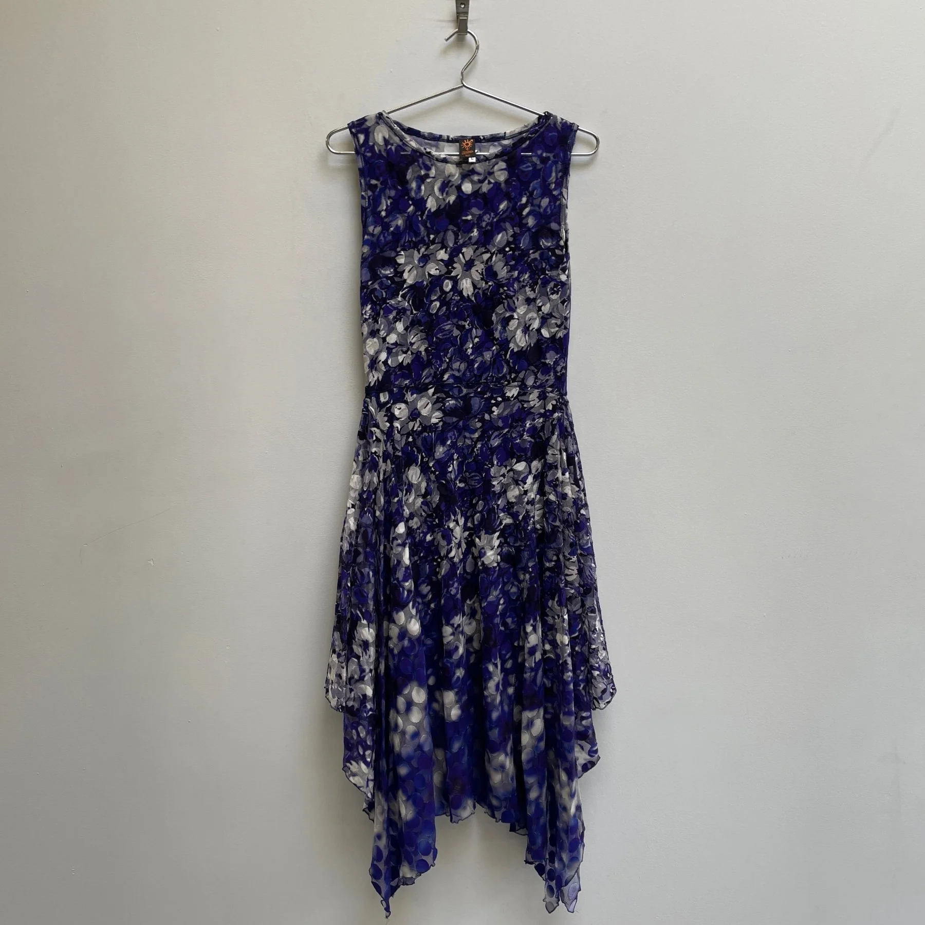 90s Jean Paul Gaultier SOLEIL Patterned Mesh Dress