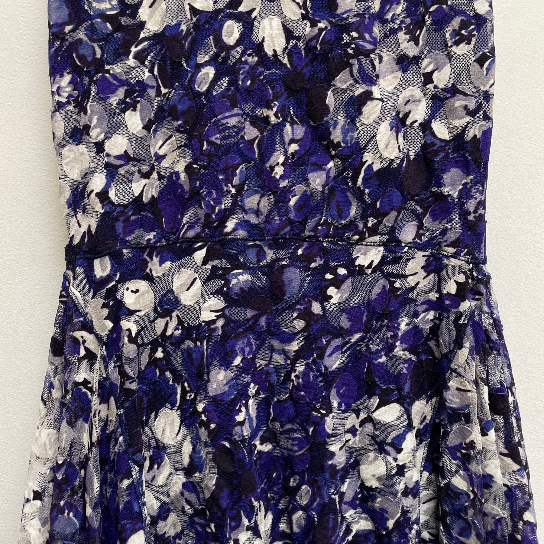 90s Jean Paul Gaultier SOLEIL Patterned Mesh Dress - Image 4