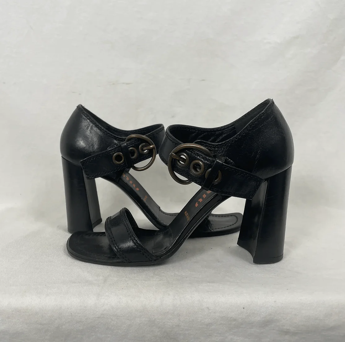 90s Miu Miu Strap Heels - Image 2