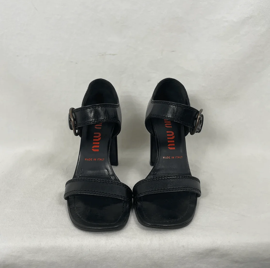 90s Miu Miu Strap Heels - Image 3