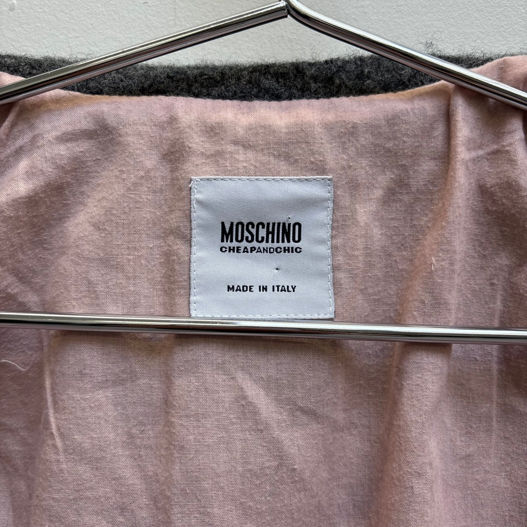 90s Moschino Multi-Pocket Wool Topcoat - Image 15