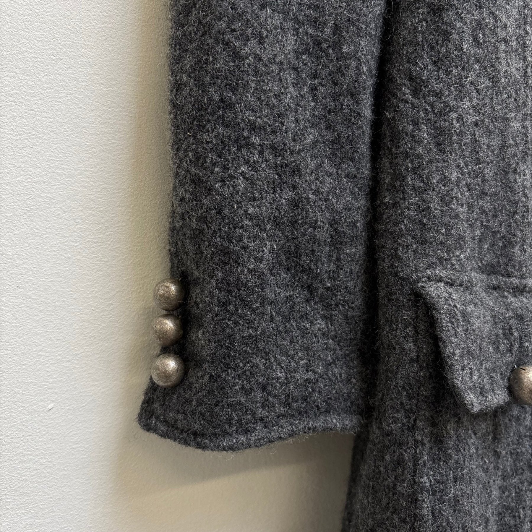 90s Moschino Multi-Pocket Wool Topcoat - Image 9