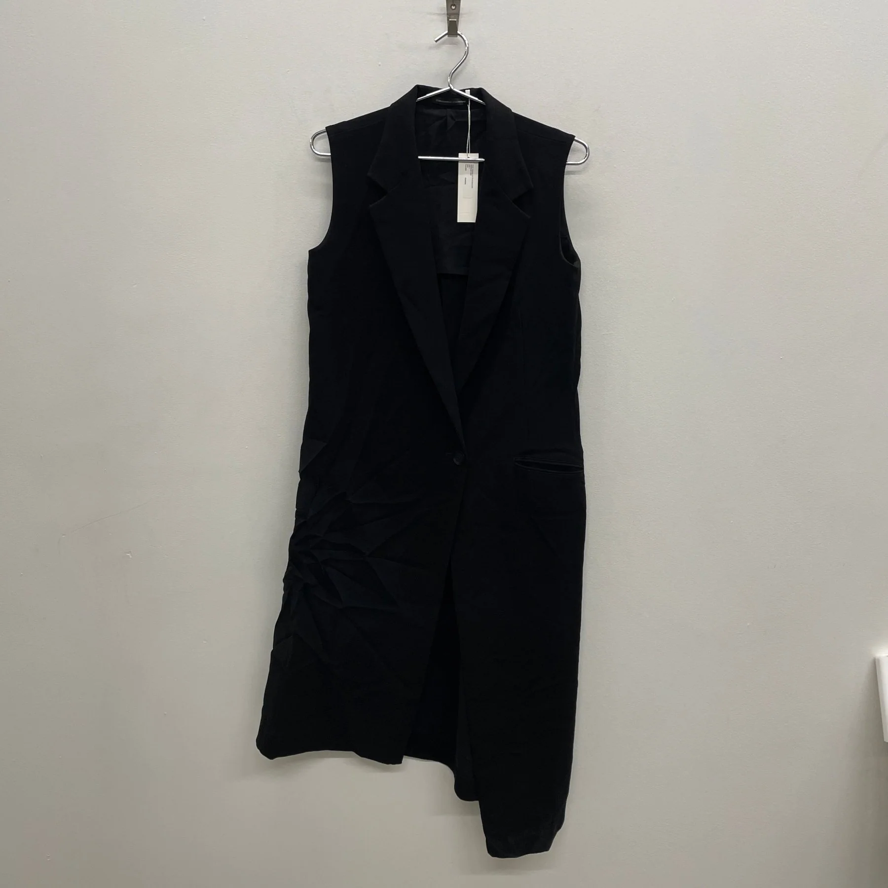 90s Yohji Yamamoto Y’s Elongated Wrinkled vest