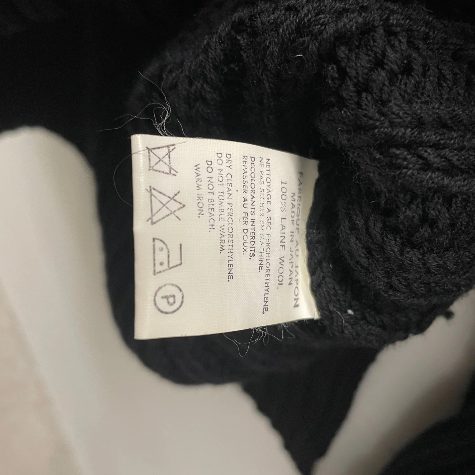 90s Yohji Yamamoto Y’s Wool Knit Sweater - Image 8