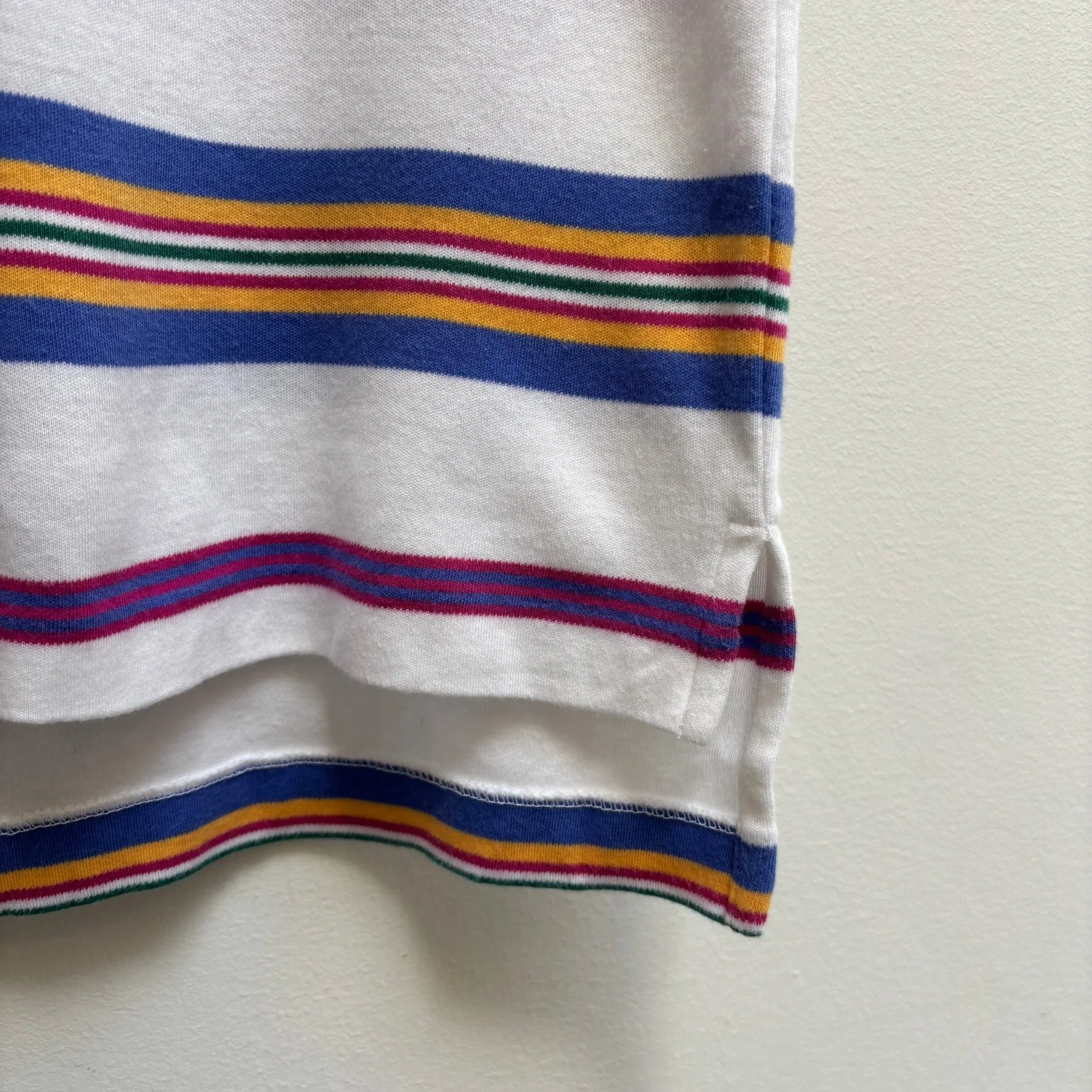 90s Yves Saint Laurent Striped Polo - Image 5