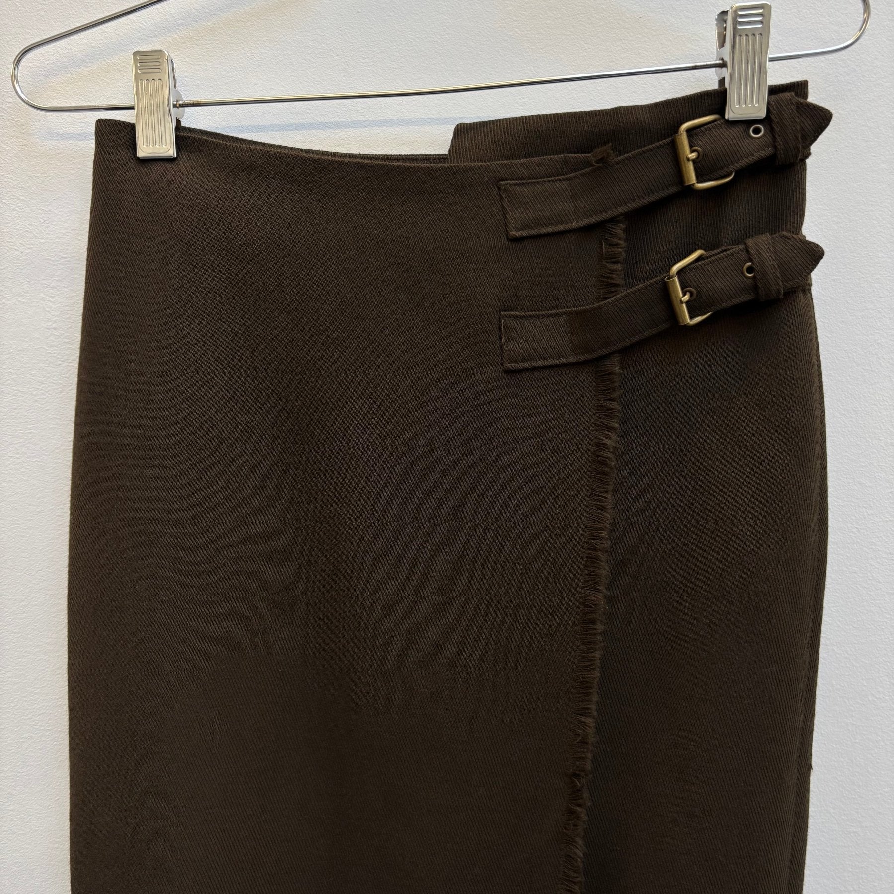 A.F. Vandevorst Wool Stirr Up Buckle Skirt - Image 3